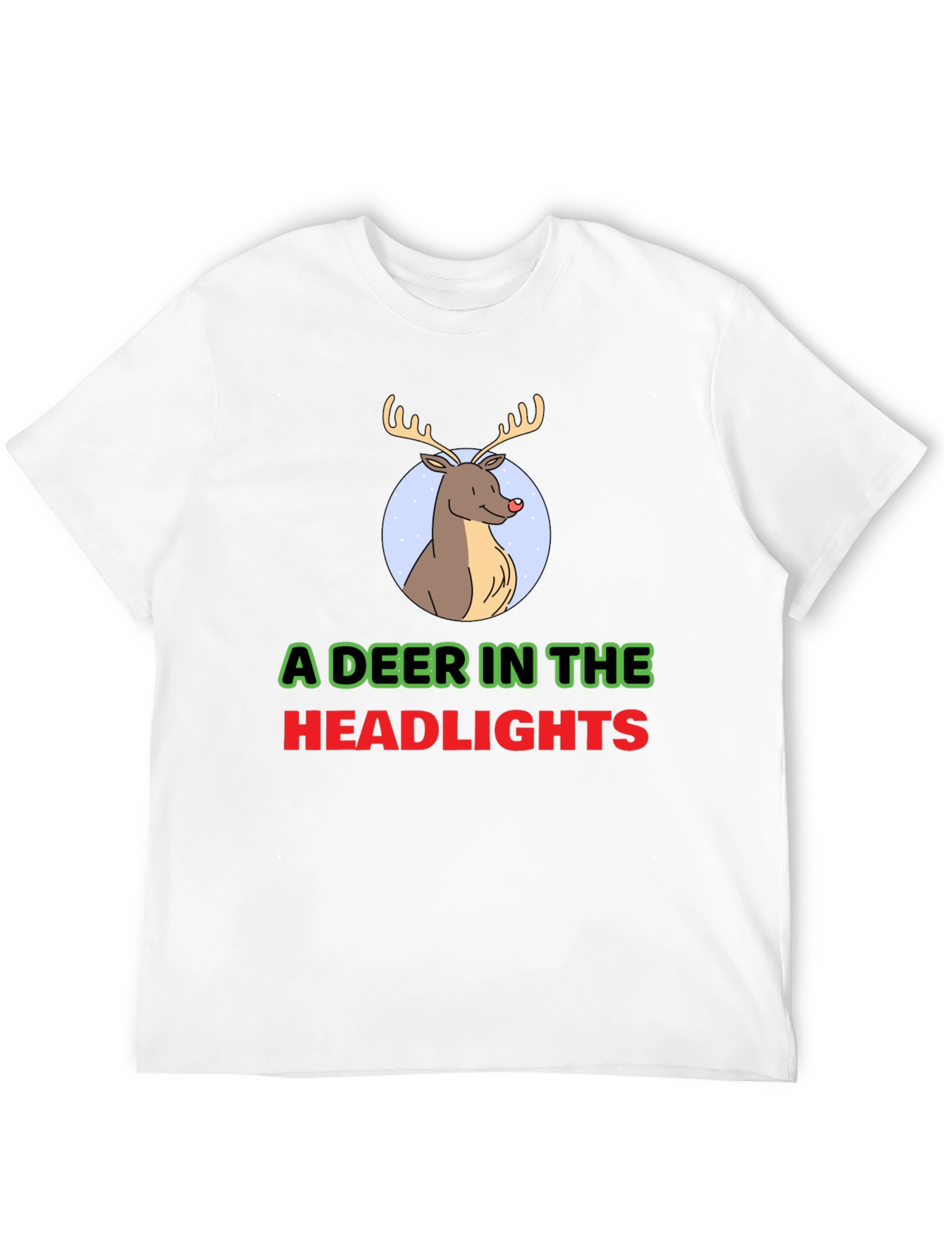 A Deer In The Headlights Graphic T-Shirt