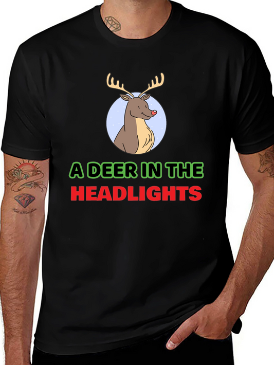 A Deer In The Headlights Graphic T-Shirt