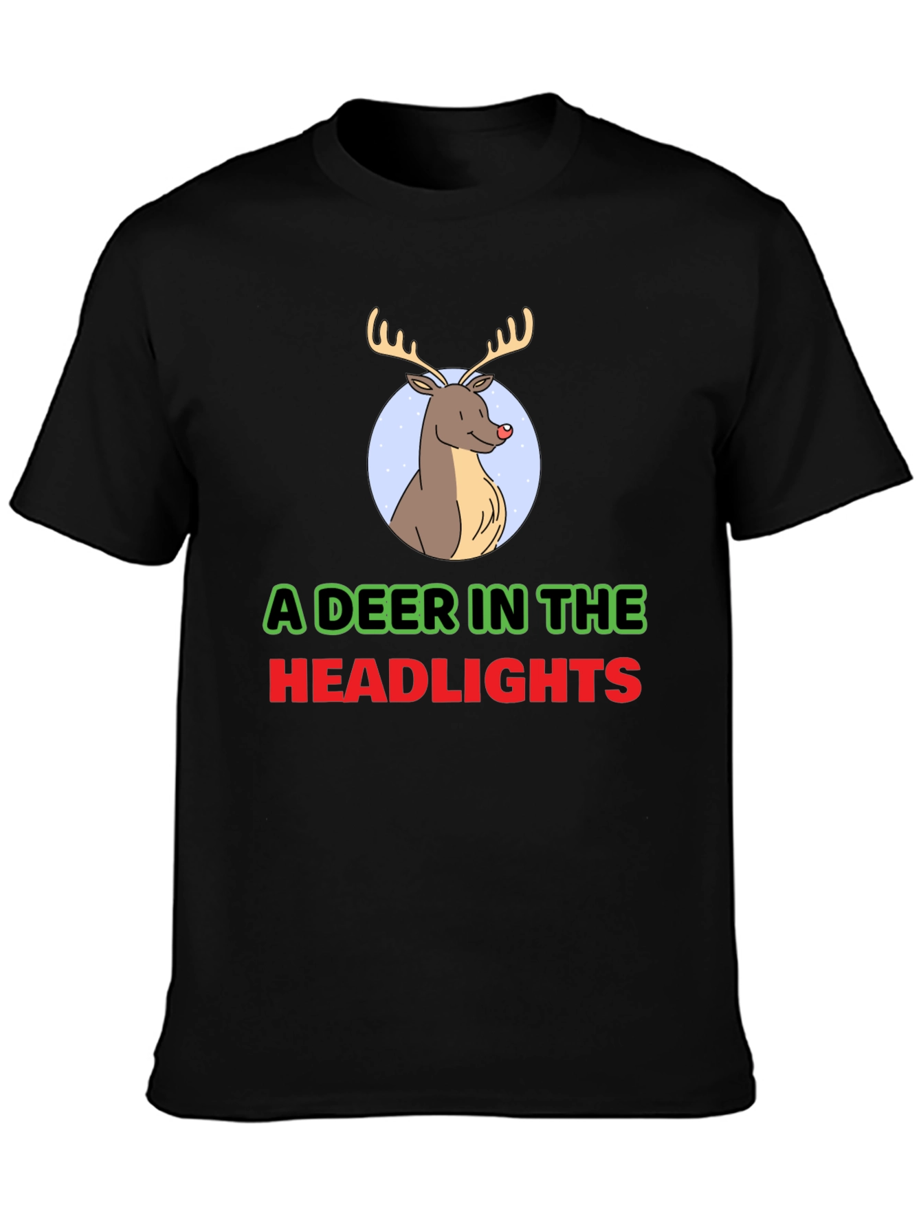 A Deer In The Headlights Graphic T-Shirt