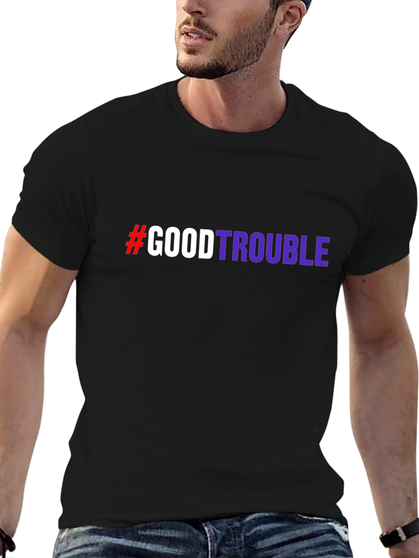 #GoodTrouble Graphic T-Shirt - Bold Statement Tee