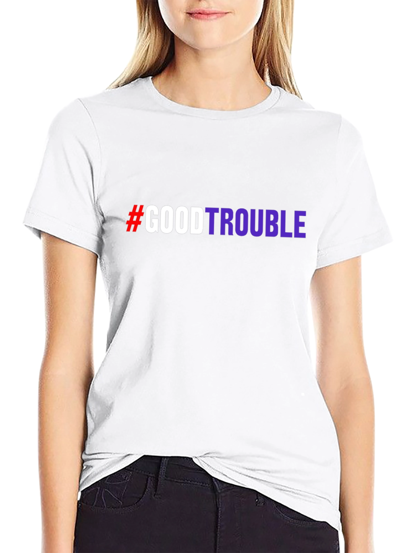 #GoodTrouble Graphic T-Shirt - Bold Statement Tee