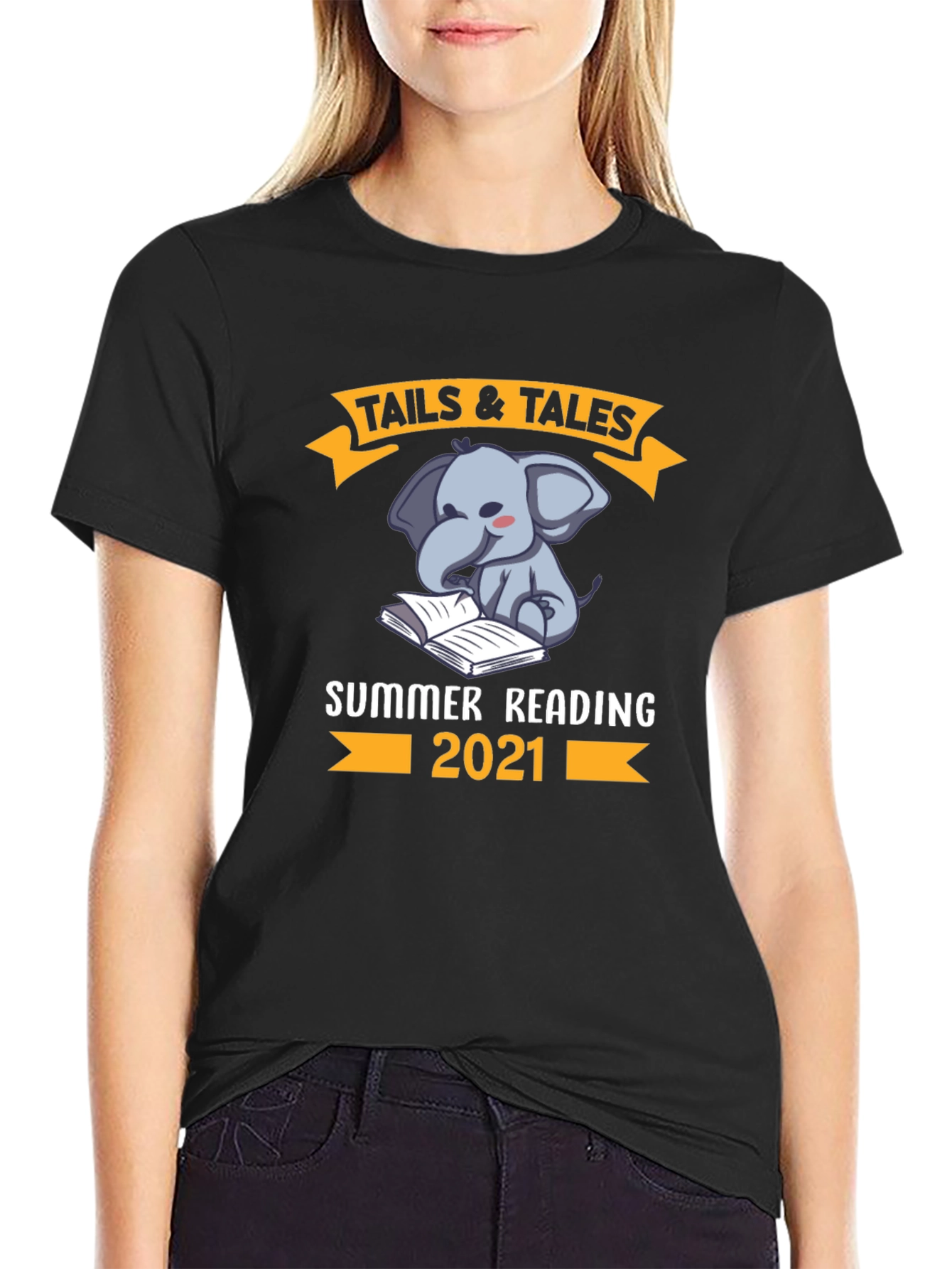 Tails & Tales Summer Reading 2021 T-Shirt