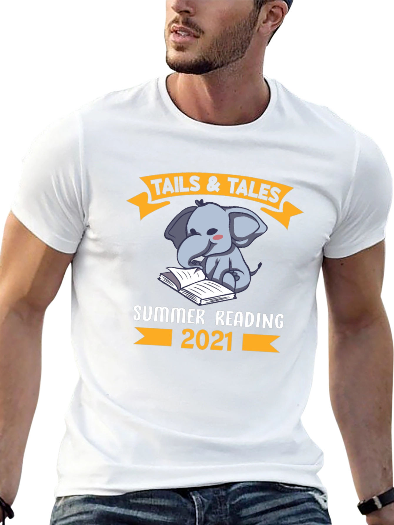 Tails & Tales Summer Reading 2021 T-Shirt