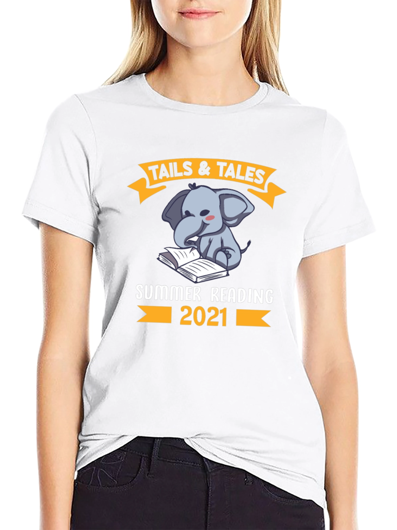 Tails & Tales Summer Reading 2021 T-Shirt