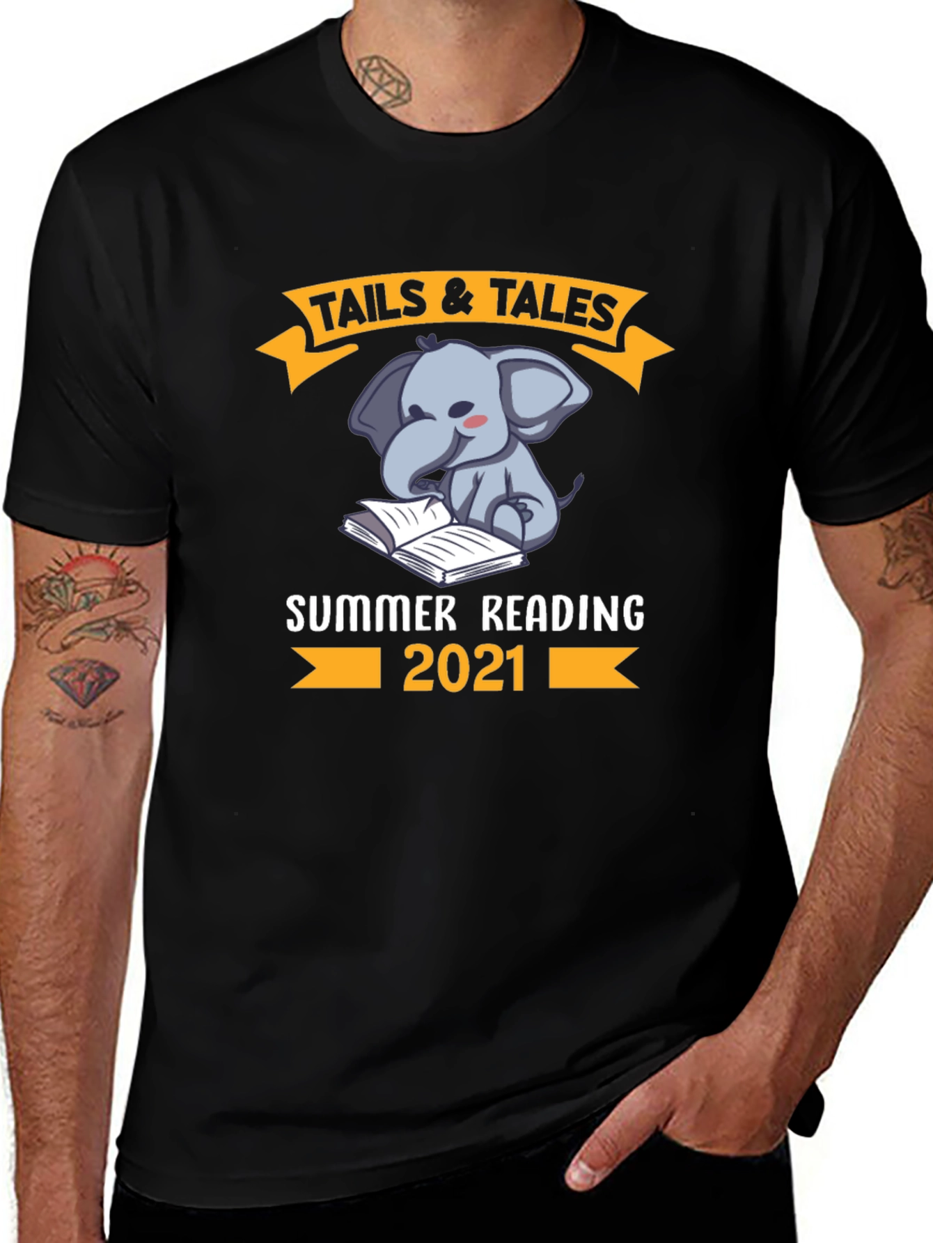 Tails & Tales Summer Reading 2021 T-Shirt