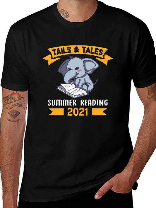 Tails & Tales Summer Reading 2021 T-Shirt