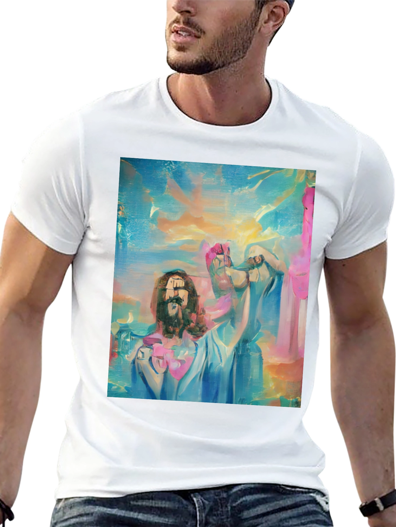 Abstract Art Tee - Unique Graphic Print T-Shirt