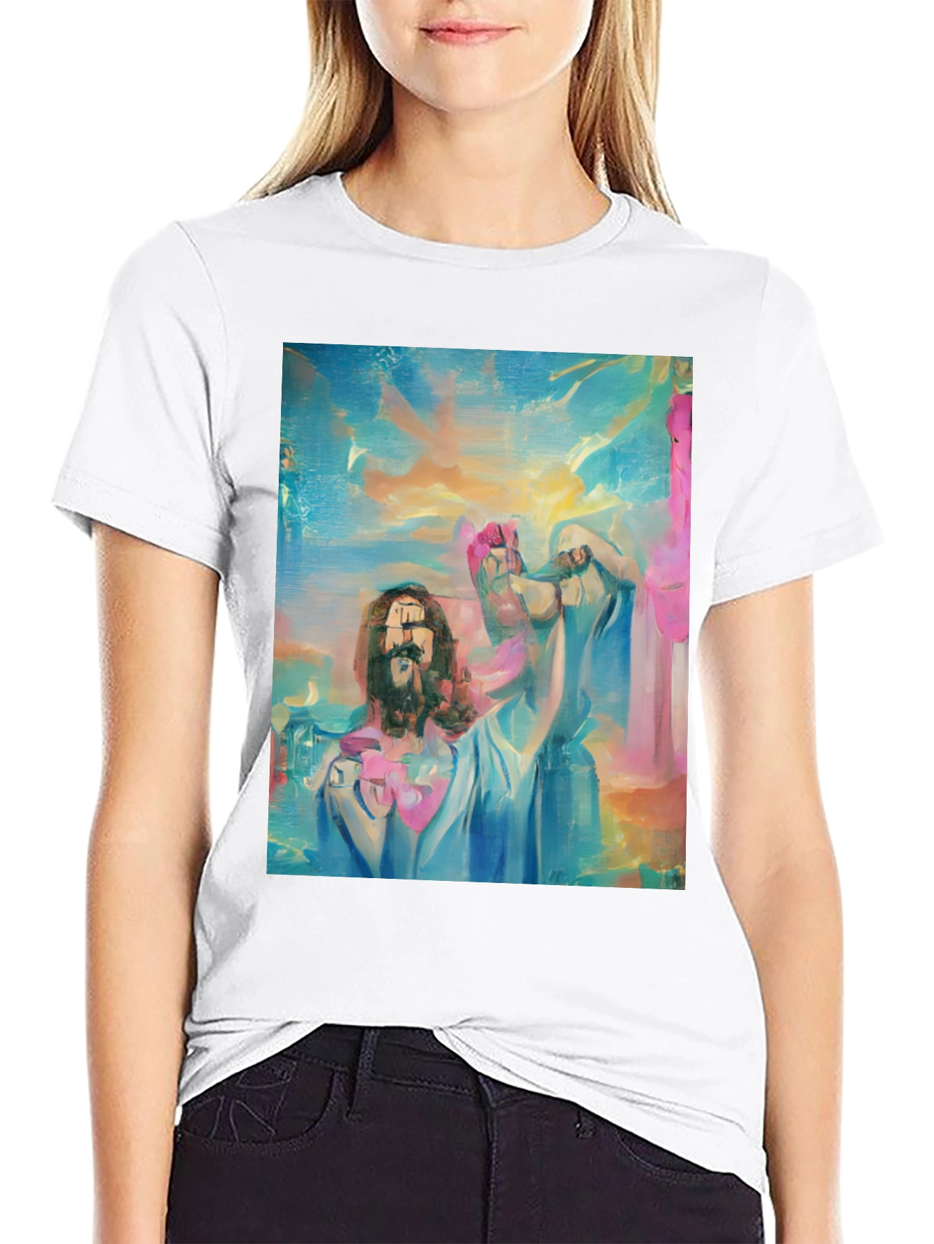 Abstract Art Tee - Unique Graphic Print T-Shirt