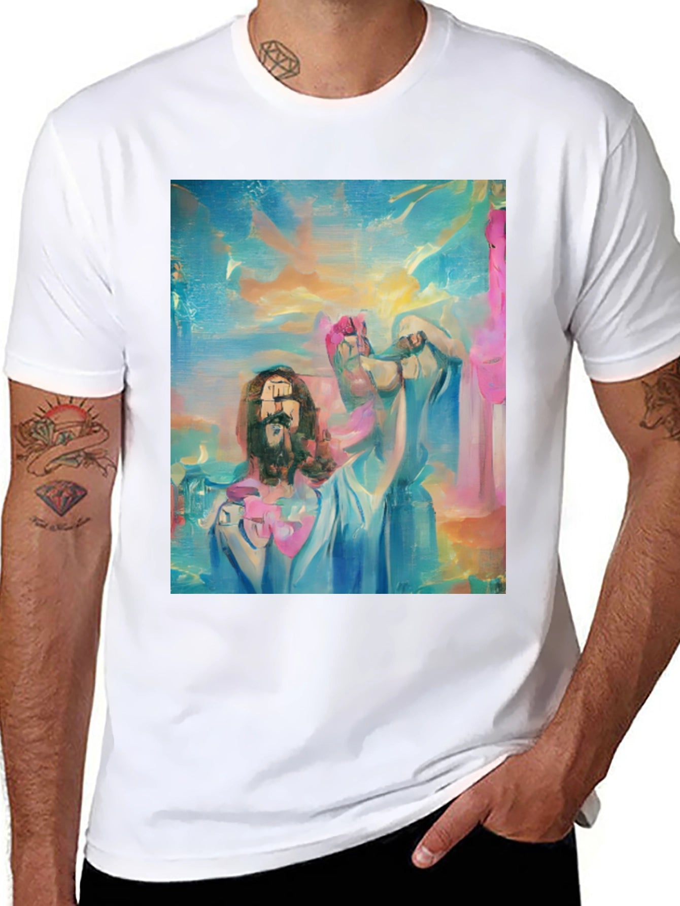 Abstract Art Tee - Unique Graphic Print T-Shirt