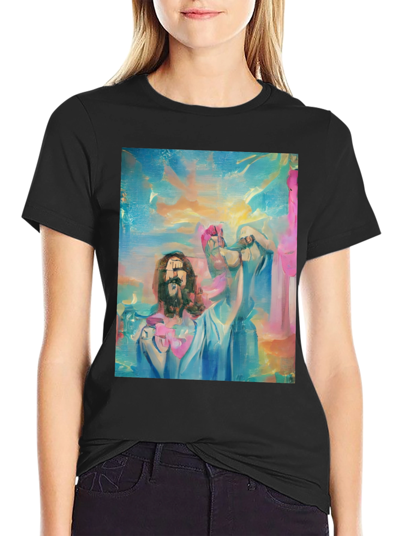Abstract Art Tee - Unique Graphic Print T-Shirt