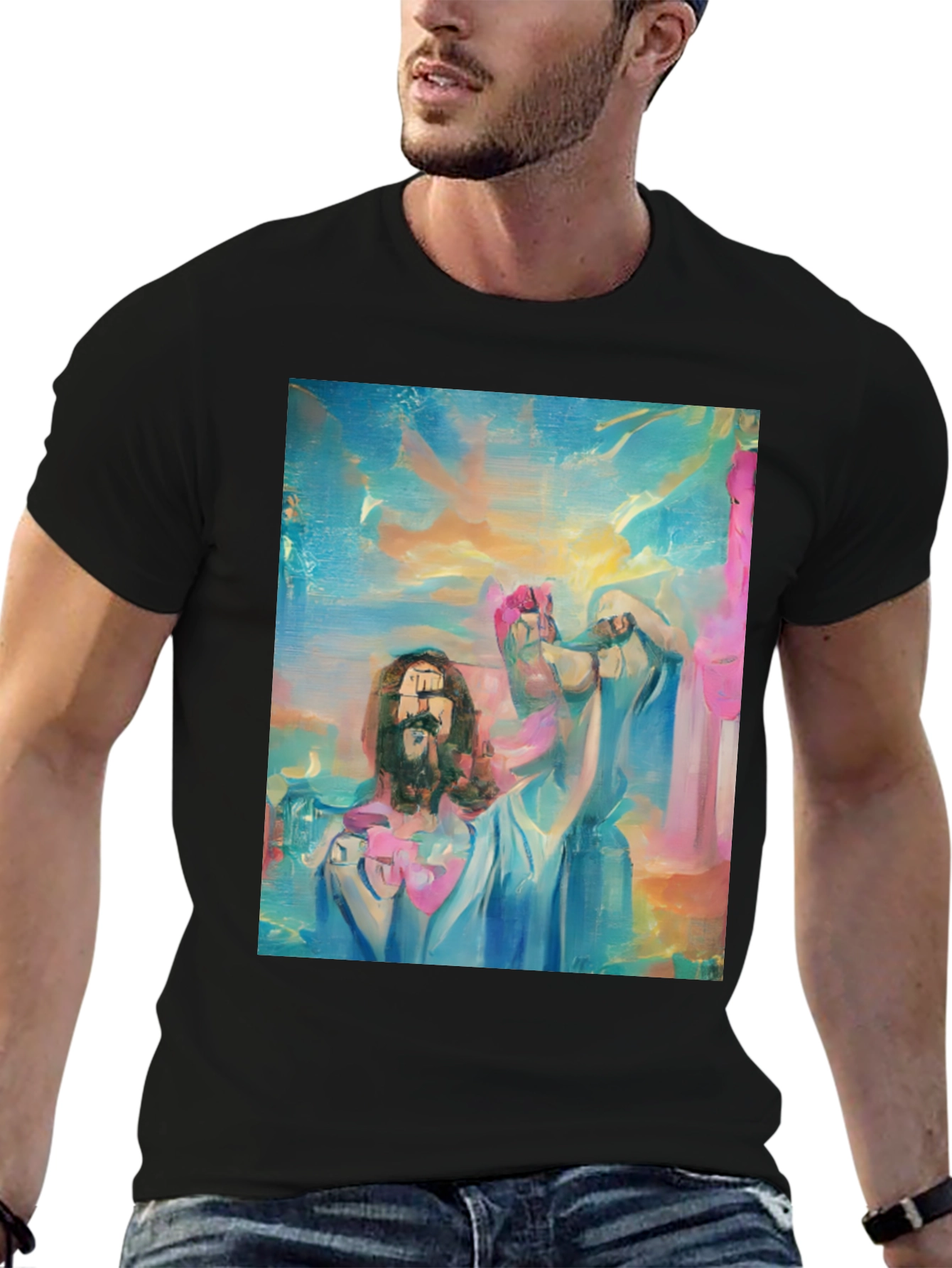 Abstract Art Tee - Unique Graphic Print T-Shirt