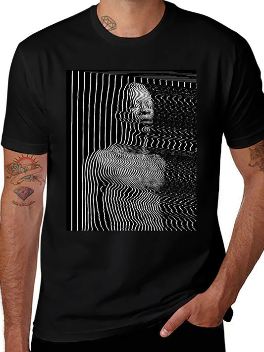 Abstract Graphic Tee - Modern Art T-Shirt