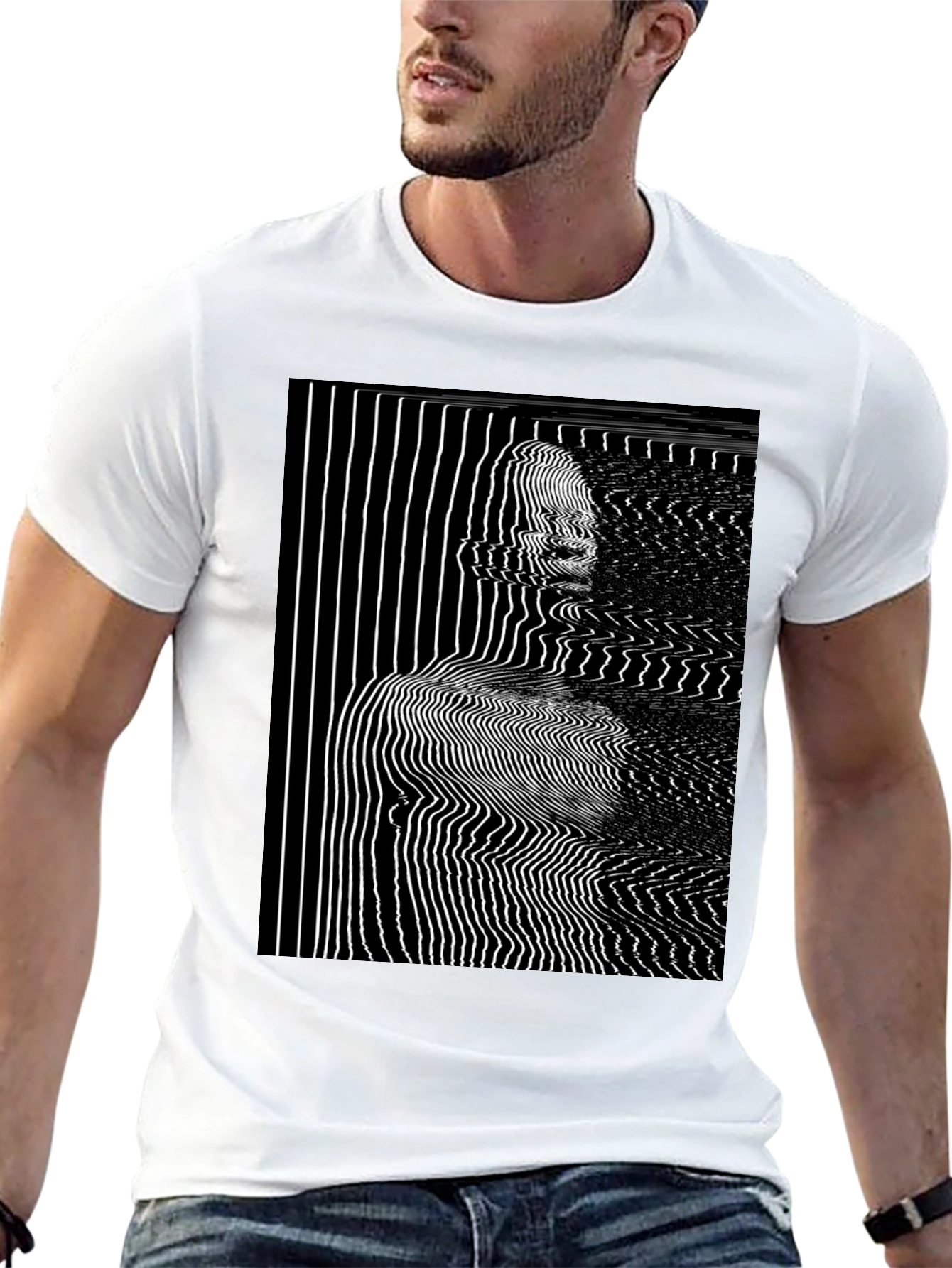 Abstract Graphic Tee - Modern Art T-Shirt