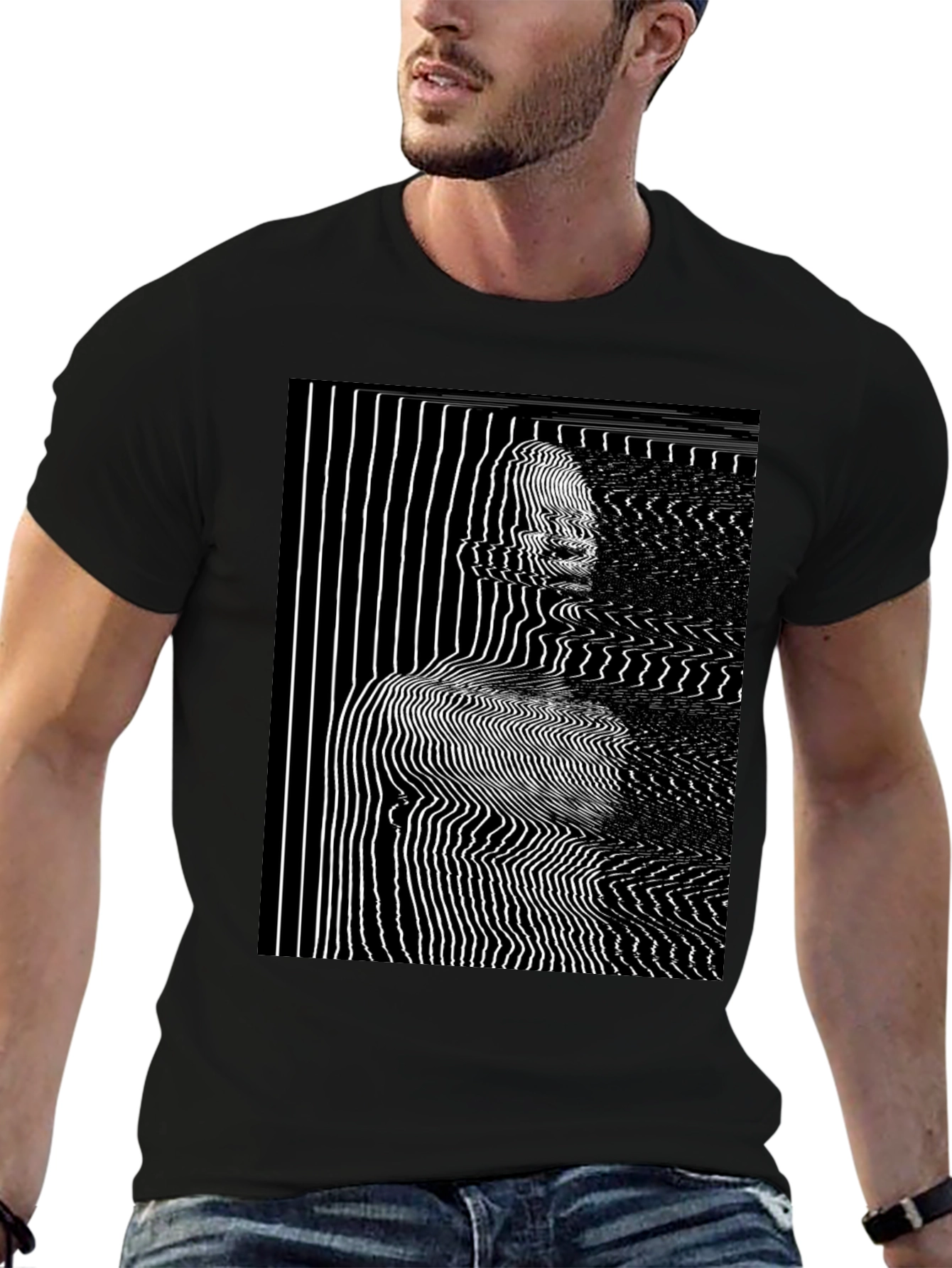 Abstract Graphic Tee - Modern Art T-Shirt