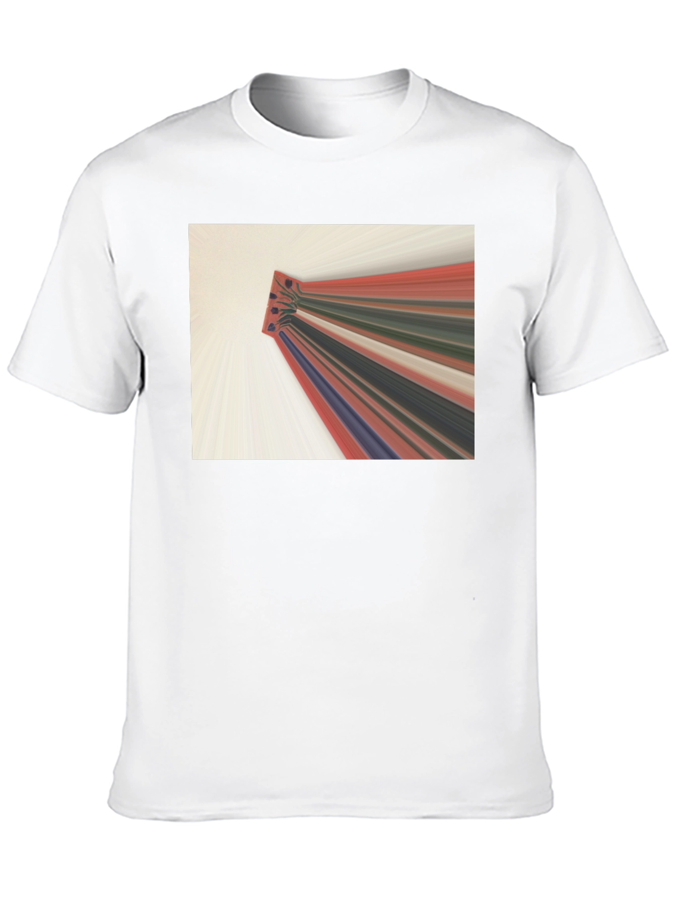 Abstract Graphic Tee - Black