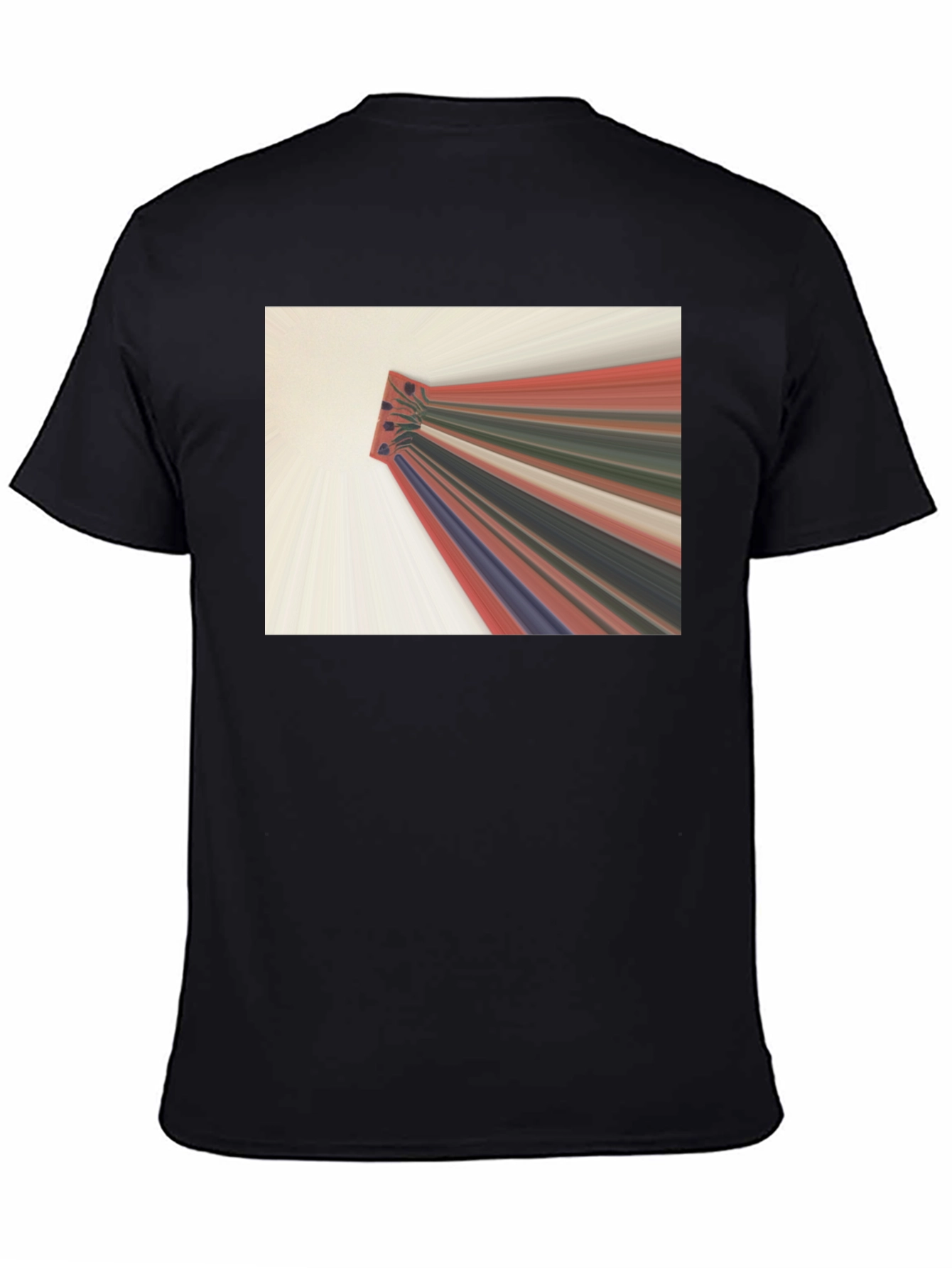Abstract Graphic Tee - Black