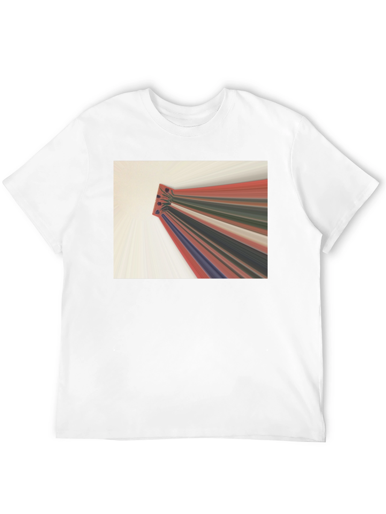 Abstract Graphic Tee - Black