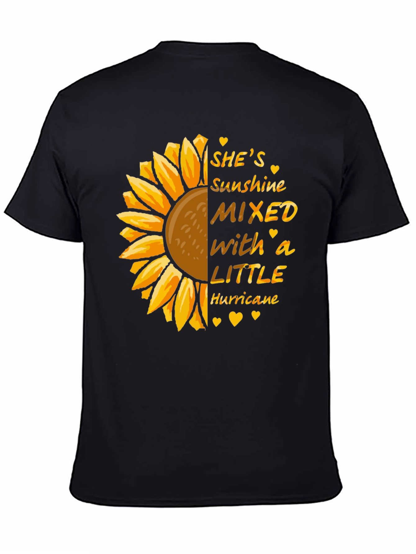Sunshine Hurricane Sunflower Graphic Tee