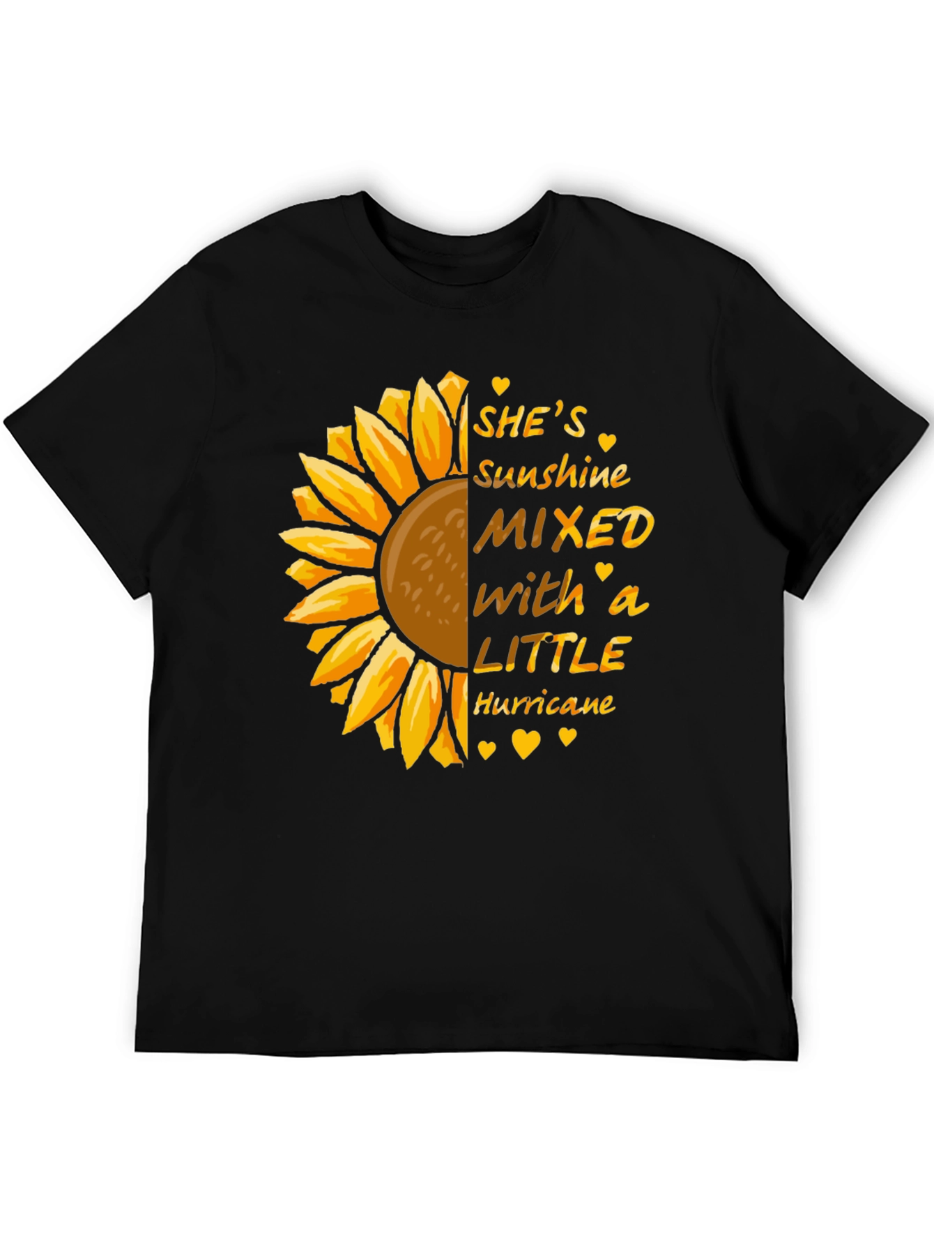 Sunshine Hurricane Sunflower Graphic Tee