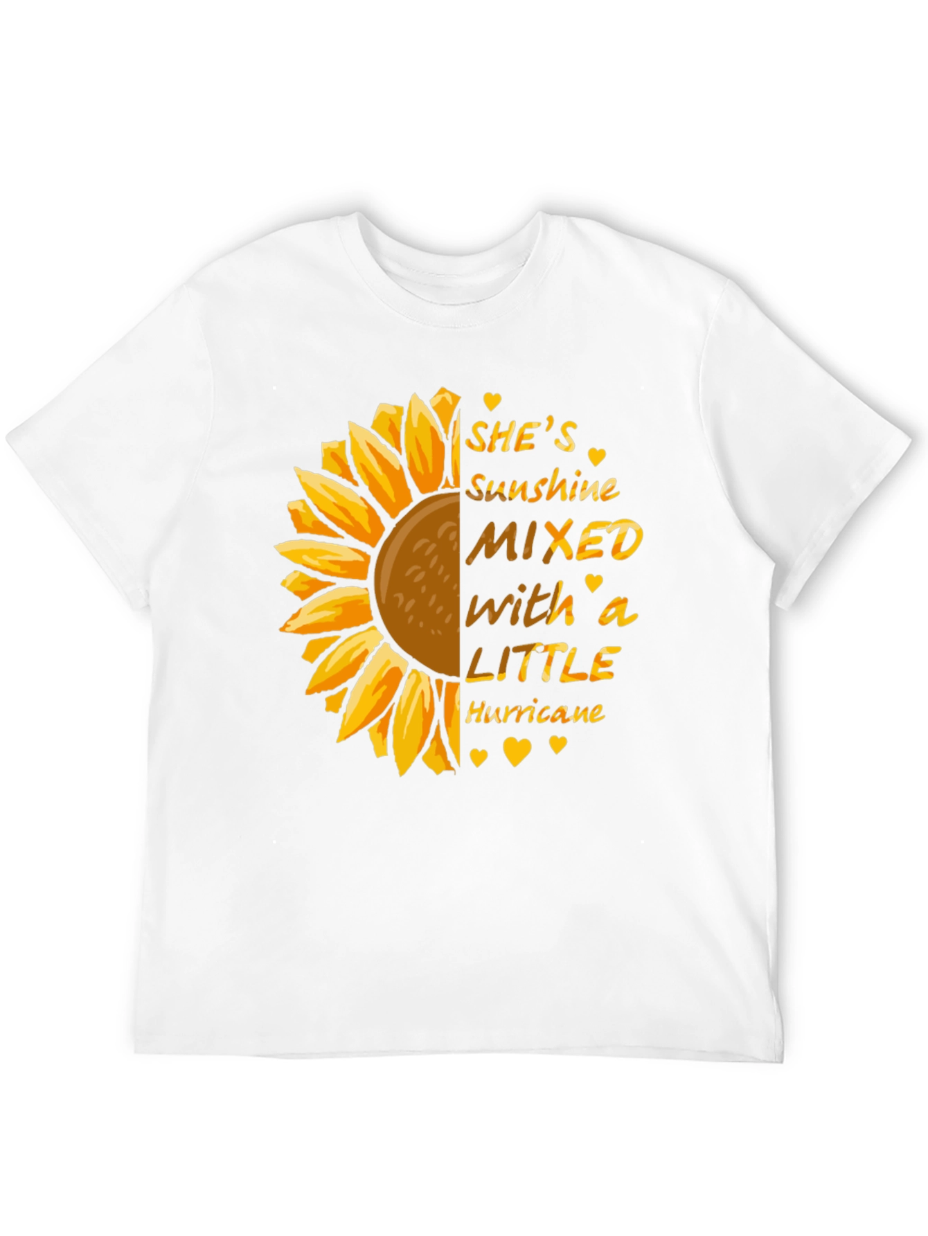 Sunshine Hurricane Sunflower Graphic Tee