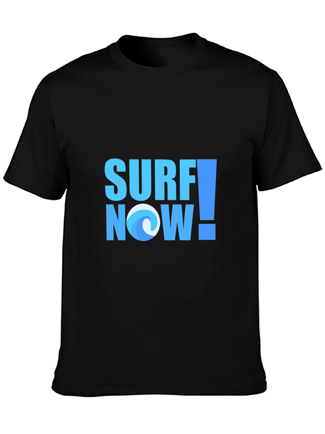 Surf Now Graphic Tee - Mens Black T-Shirt
