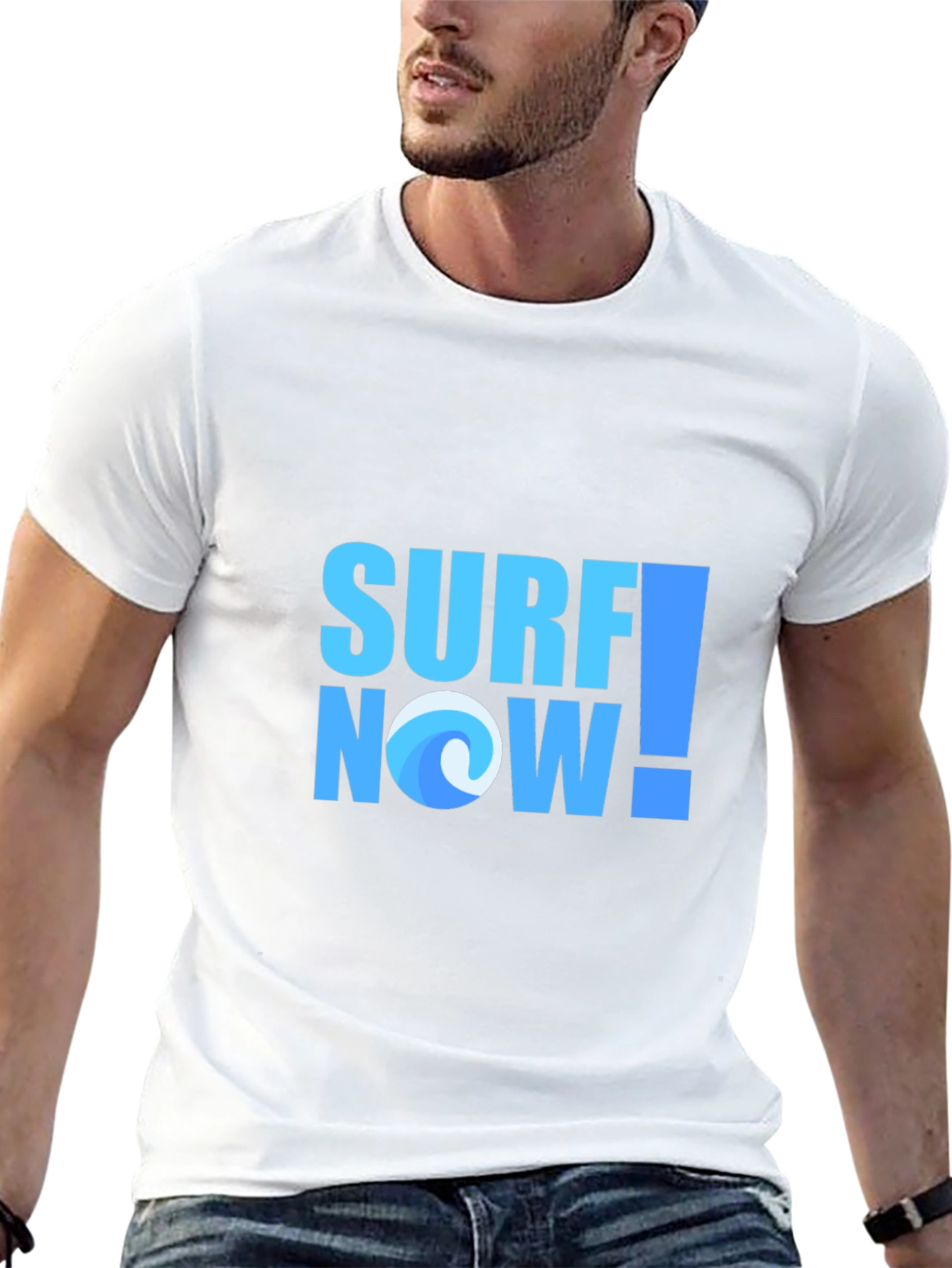 Surf Now Graphic Tee - Mens Black T-Shirt