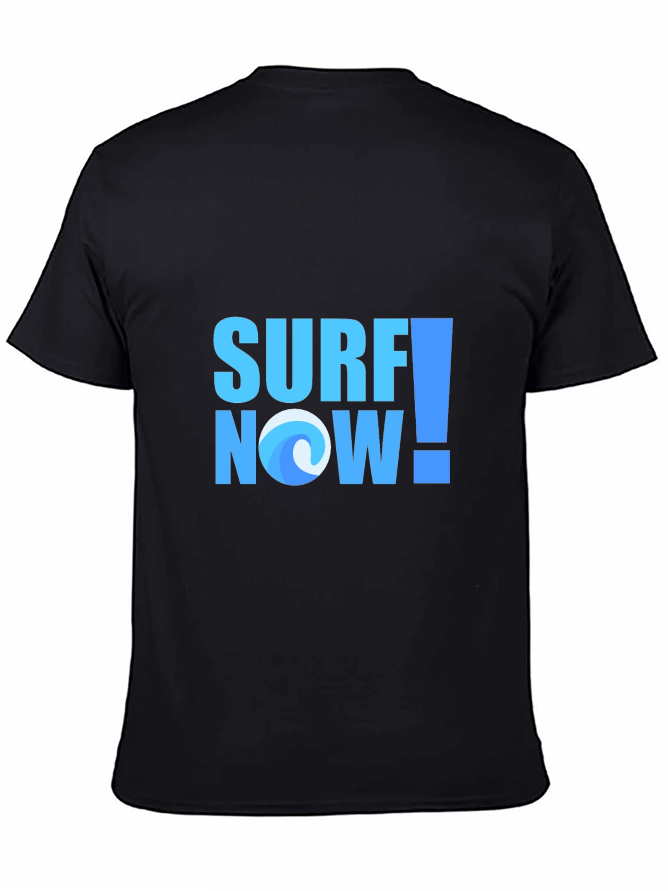 Surf Now Graphic Tee - Mens Black T-Shirt