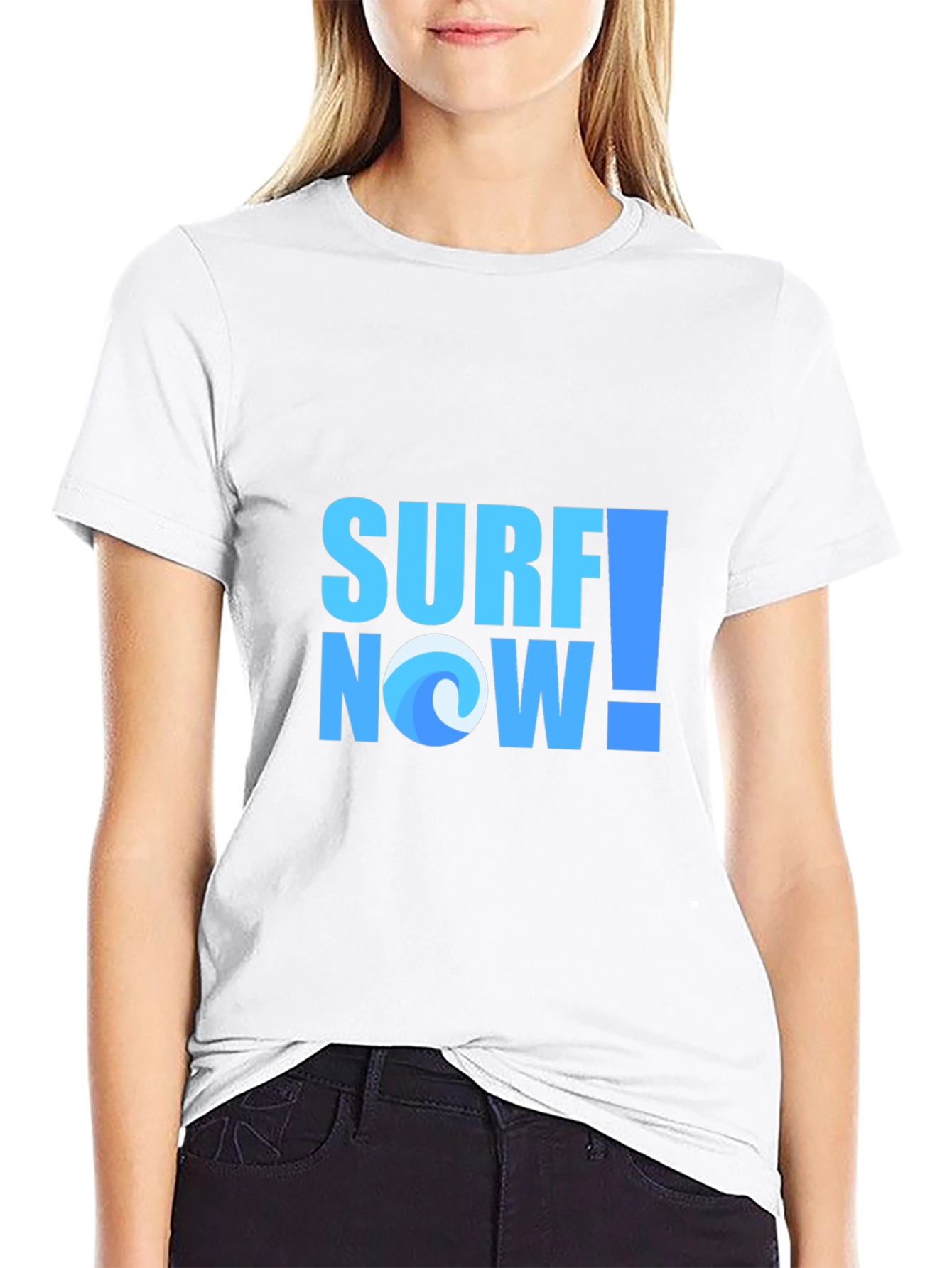 Surf Now Graphic Tee - Mens Black T-Shirt