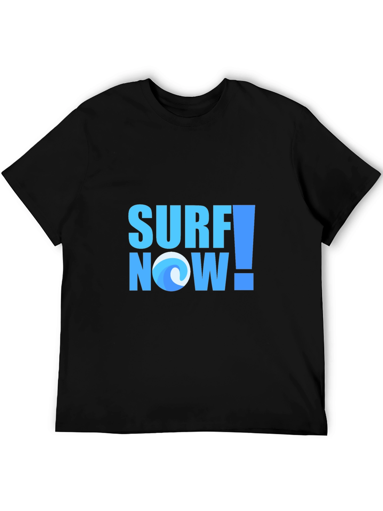 Surf Now Graphic Tee - Mens Black T-Shirt