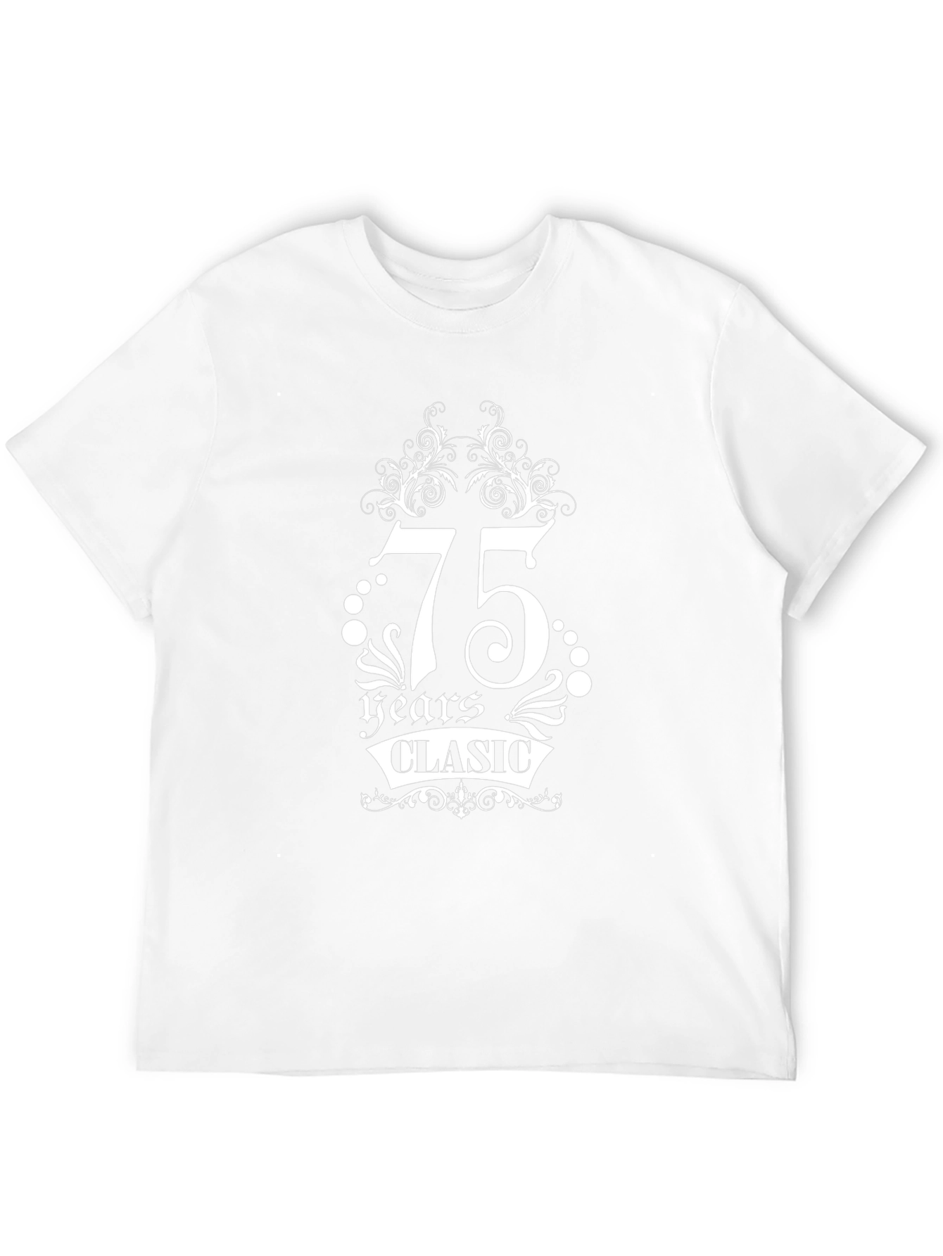 75 Years Classic Black T-Shirt