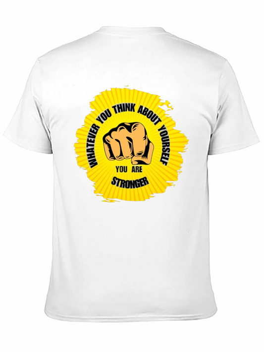 Stronger Fist Graphic Black Tee