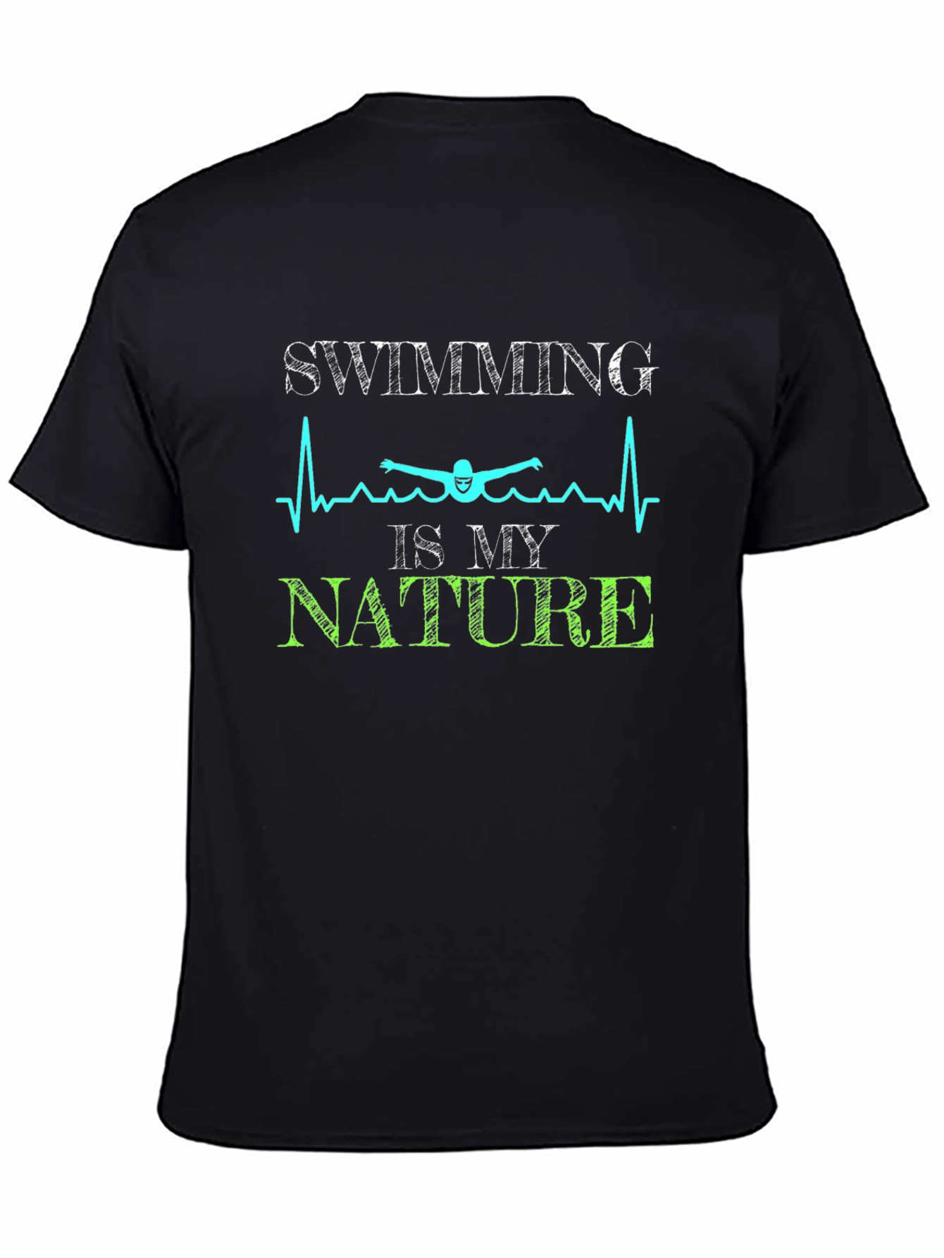 Swimming is My Nature T-Shirt - Unique Design