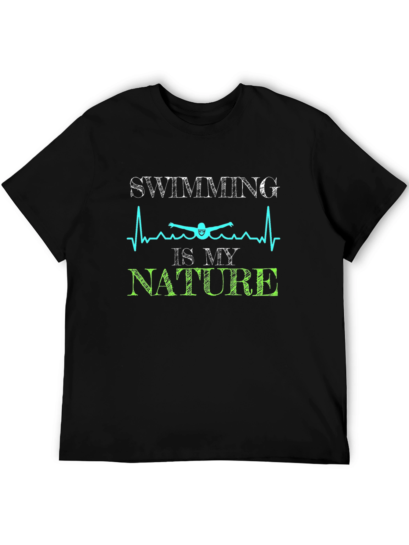 Swimming is My Nature T-Shirt - Unique Design