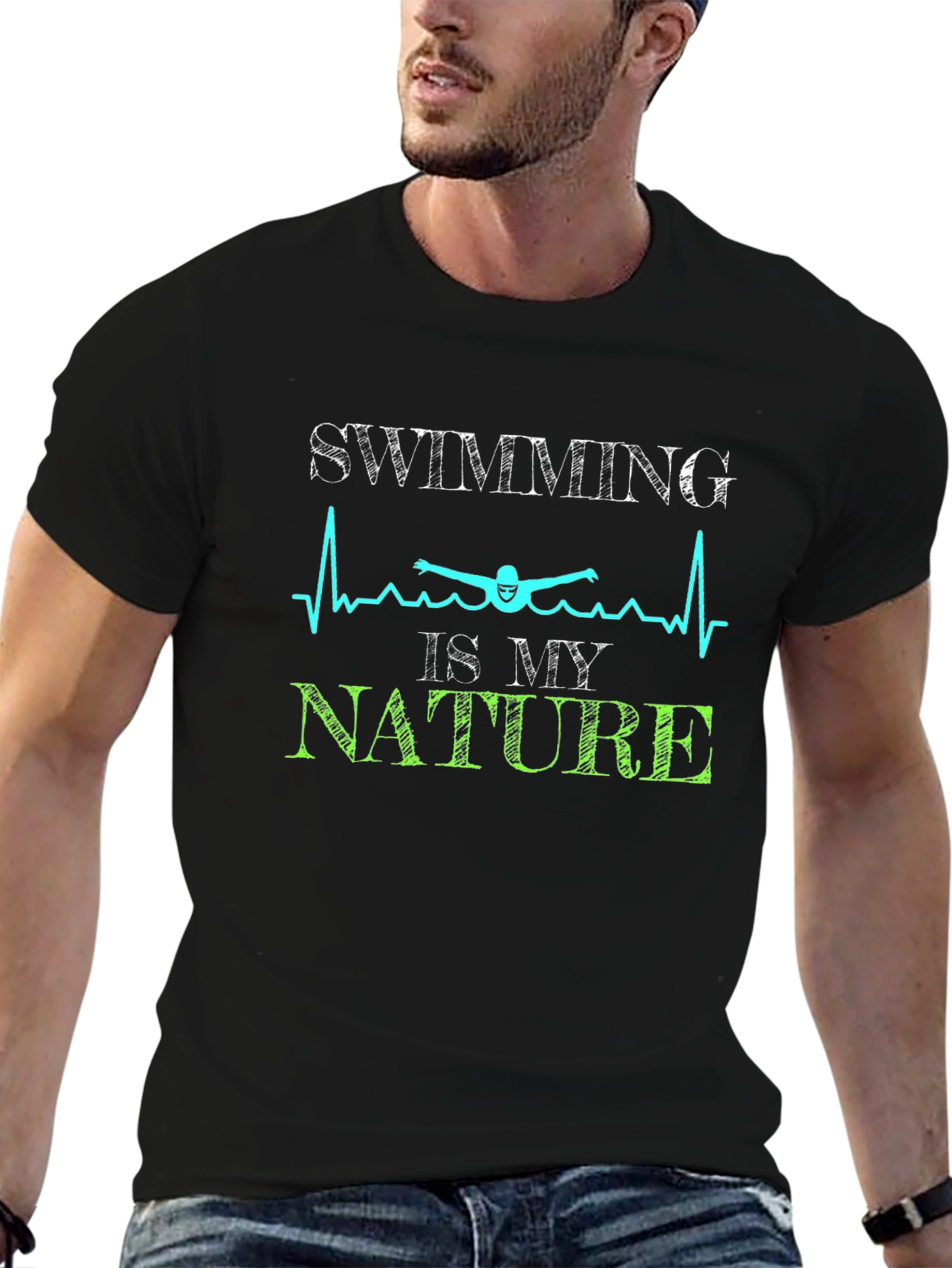 Swimming is My Nature T-Shirt - Unique Design