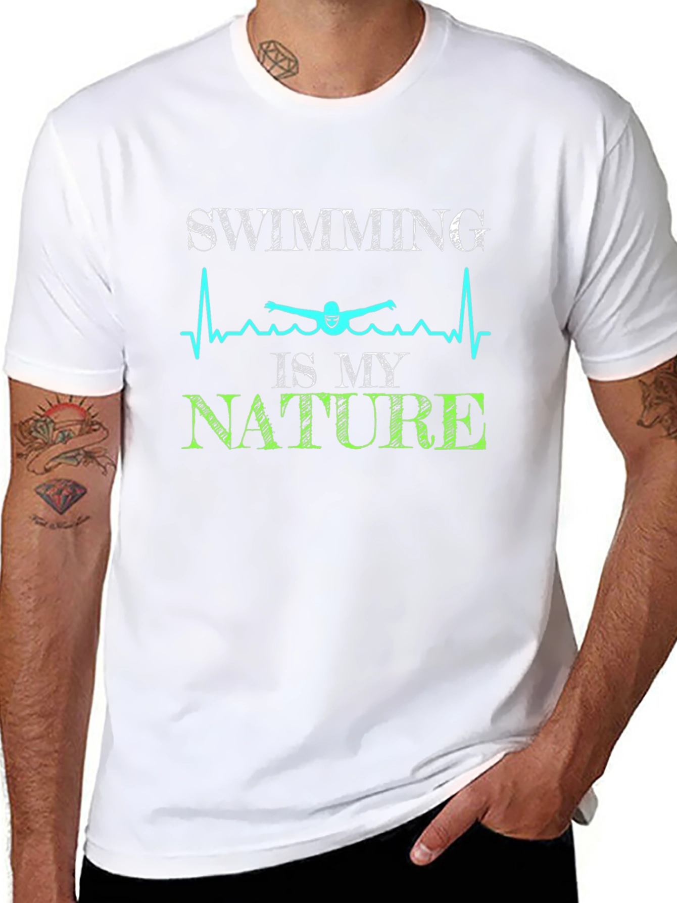 Swimming is My Nature T-Shirt - Unique Design