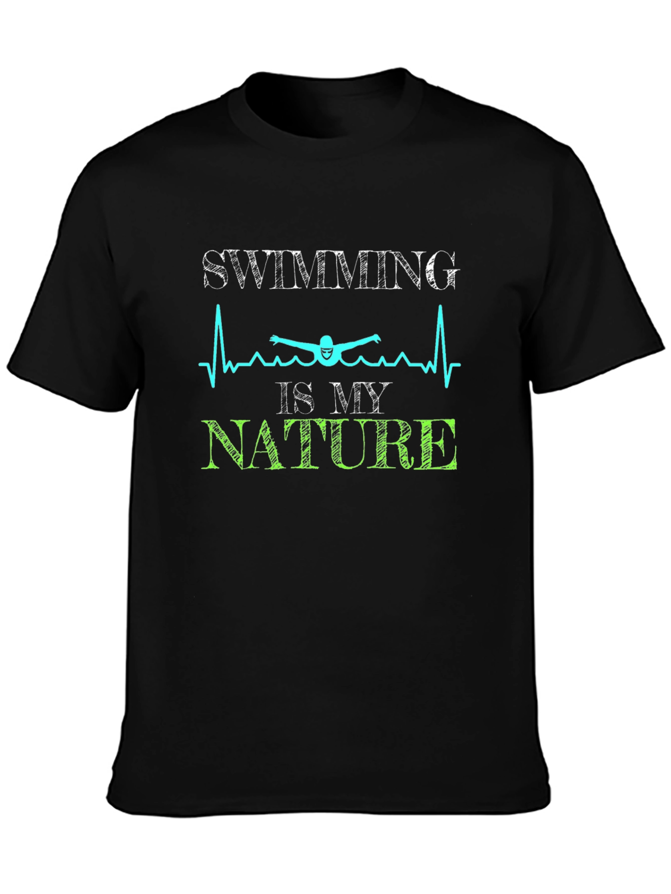 Swimming is My Nature T-Shirt - Unique Design