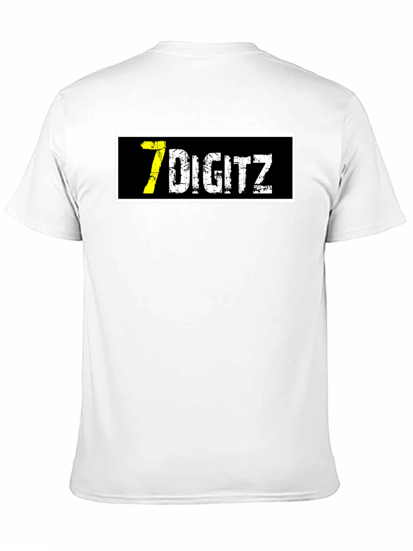 7 Digitz Graphic T-Shirt - Black