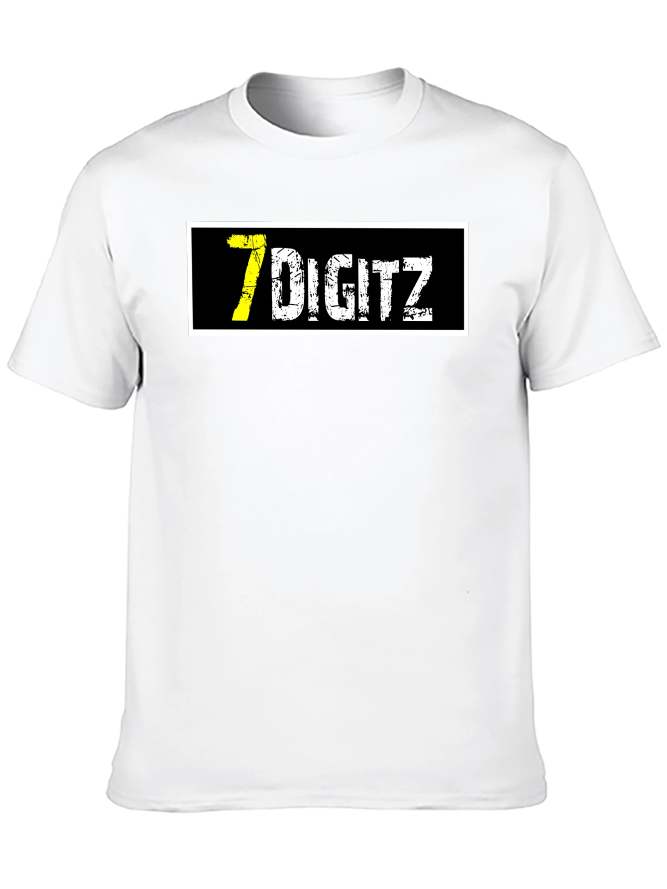 7 Digitz Graphic T-Shirt - Black
