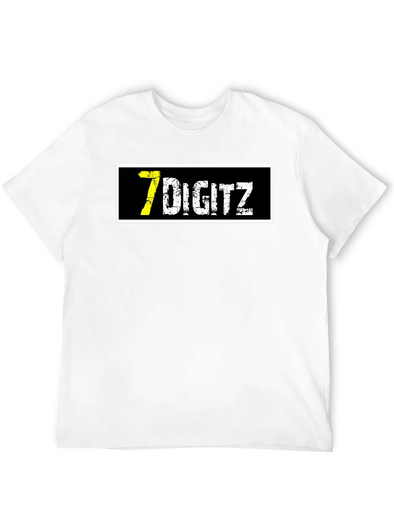 7 Digitz Graphic T-Shirt - Black