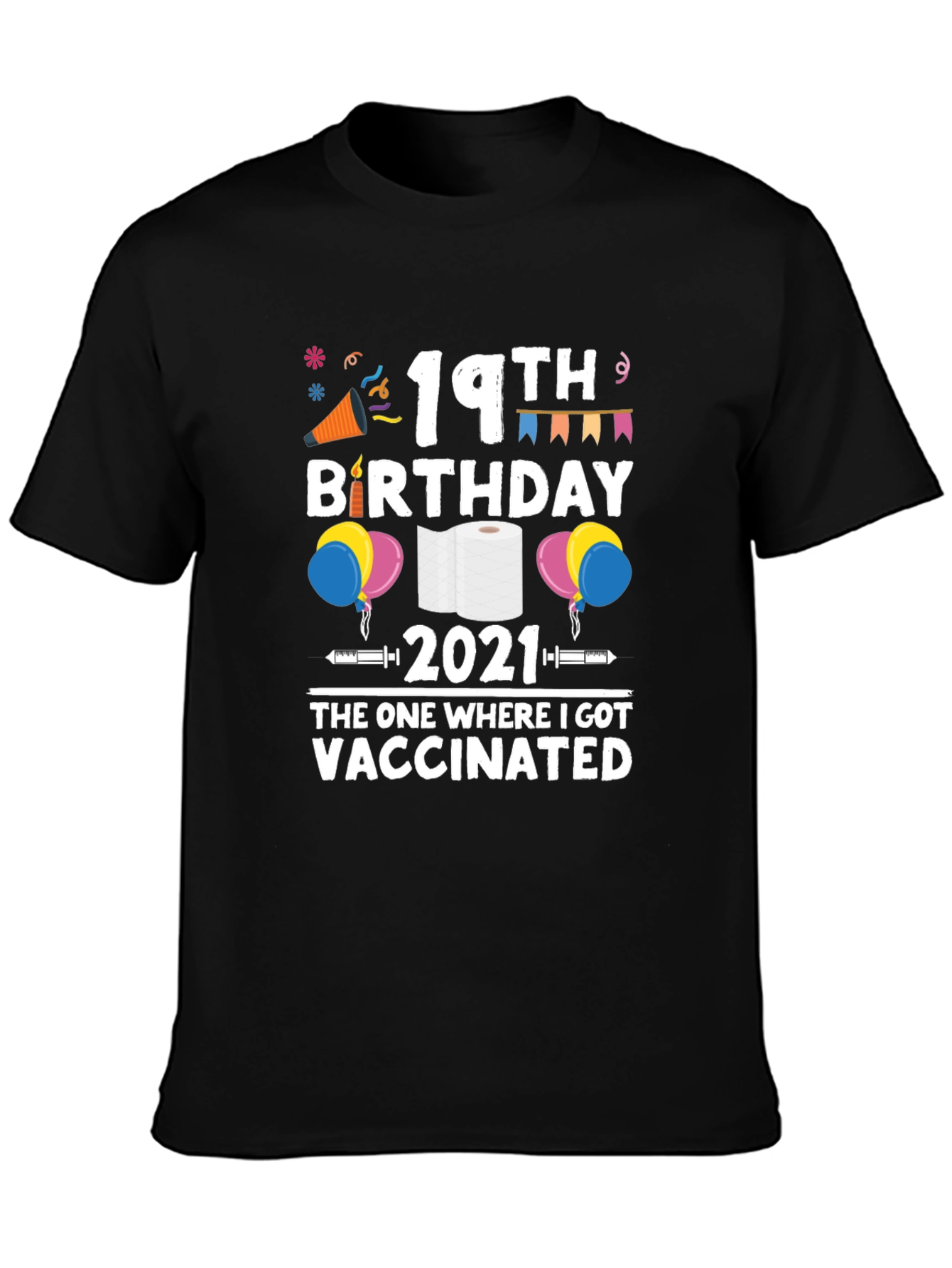19th Birthday Vaccinated 2021 T-Shirt