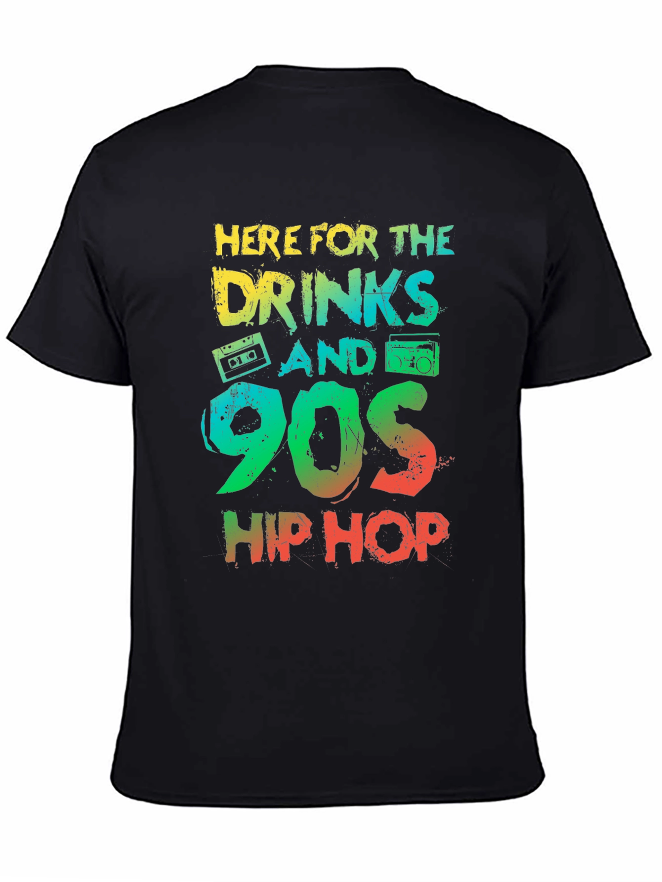 90s Hip Hop Drinks Graphic Tee
