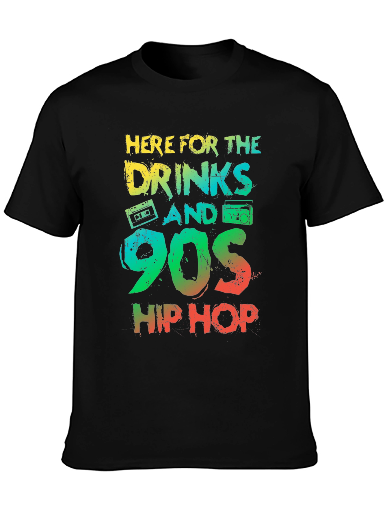 90s Hip Hop Drinks Graphic Tee