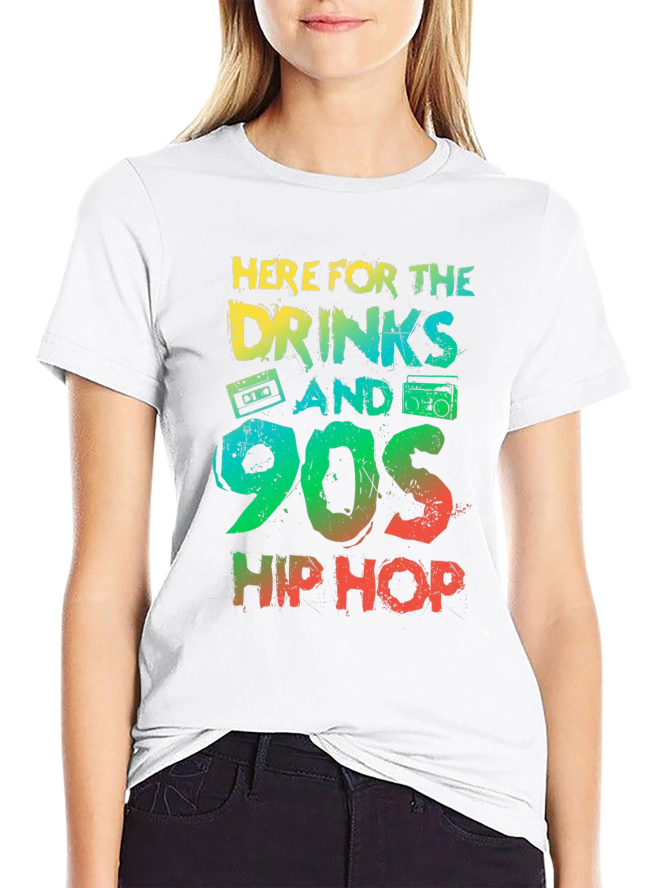 90s Hip Hop Drinks Graphic Tee