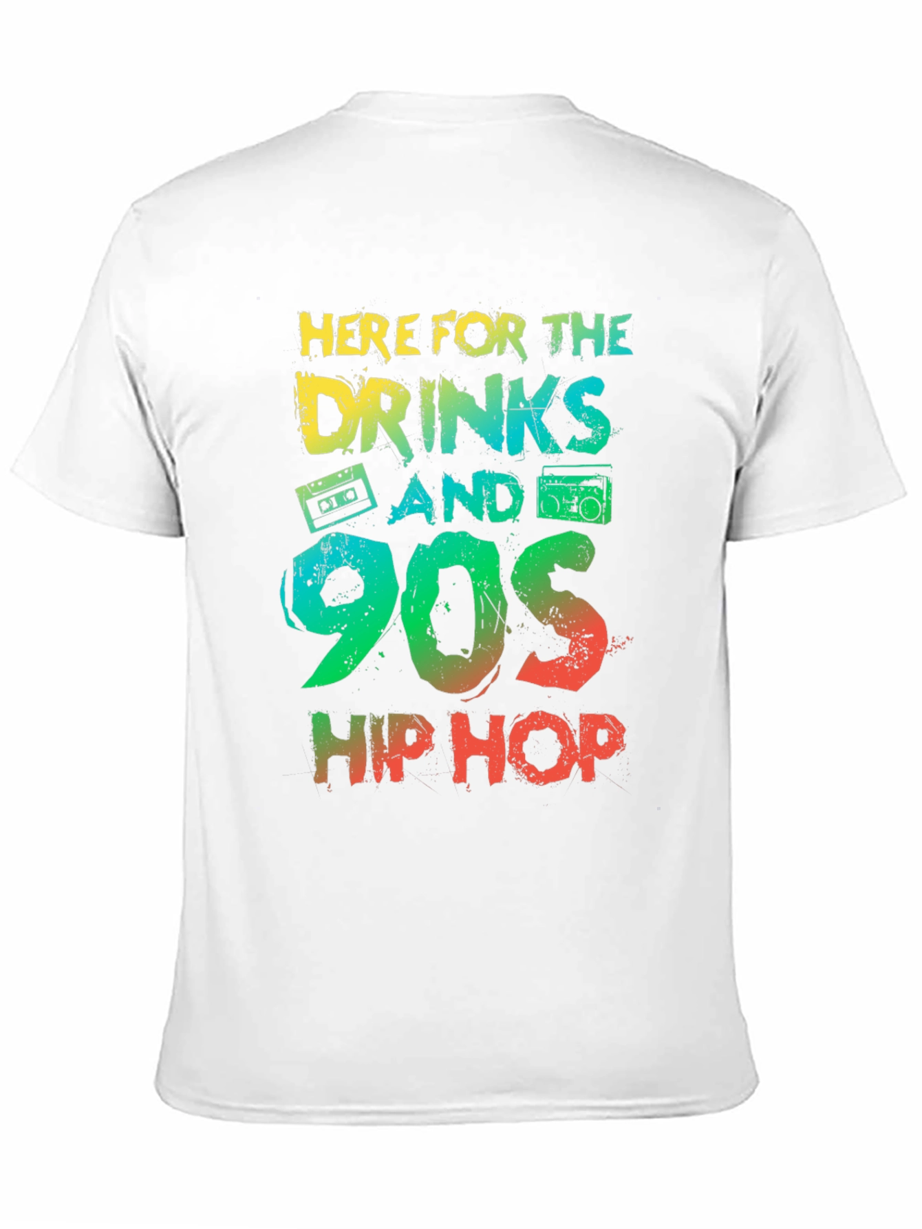 90s Hip Hop Drinks Graphic Tee
