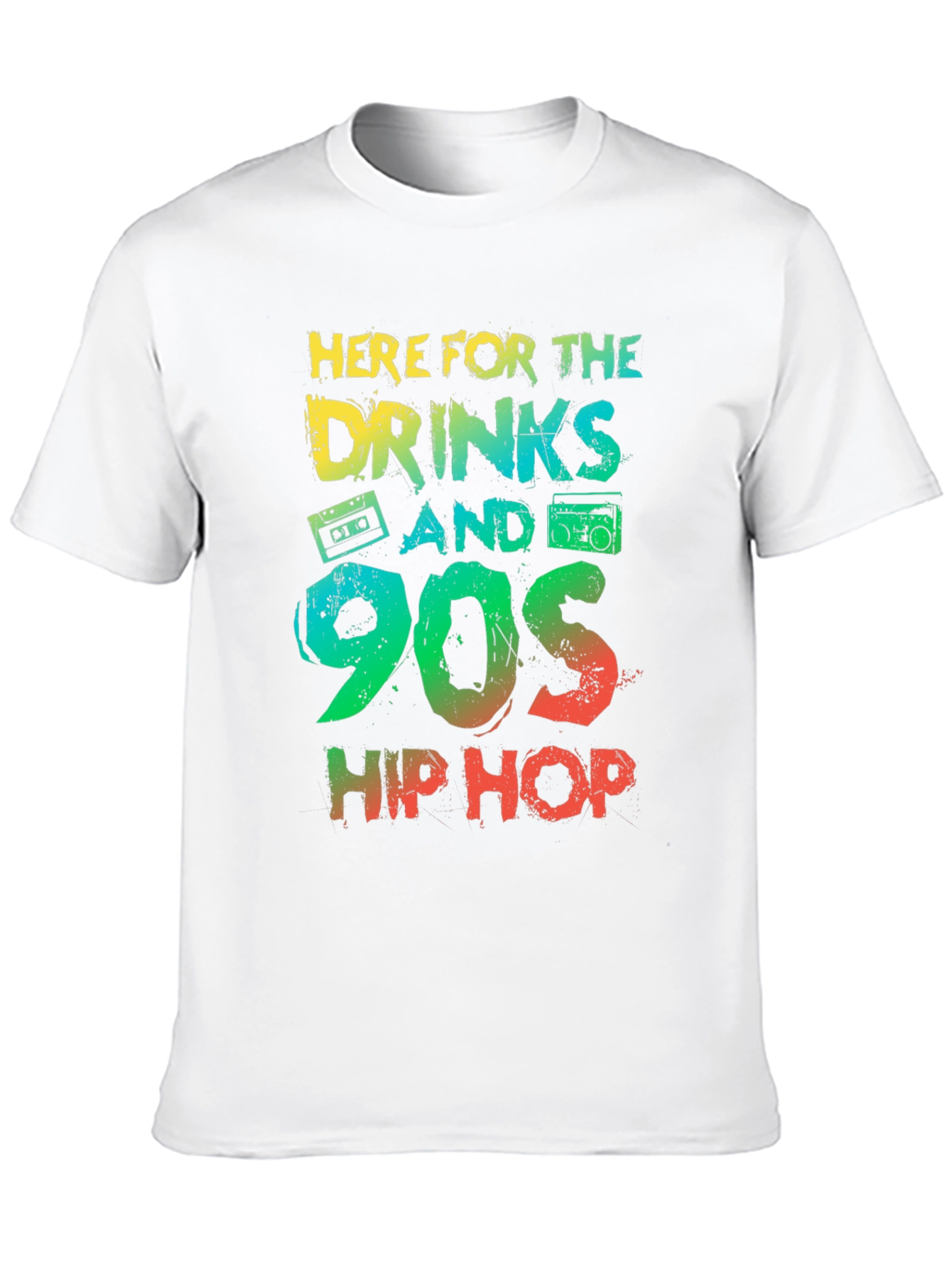 90s Hip Hop Drinks Graphic Tee