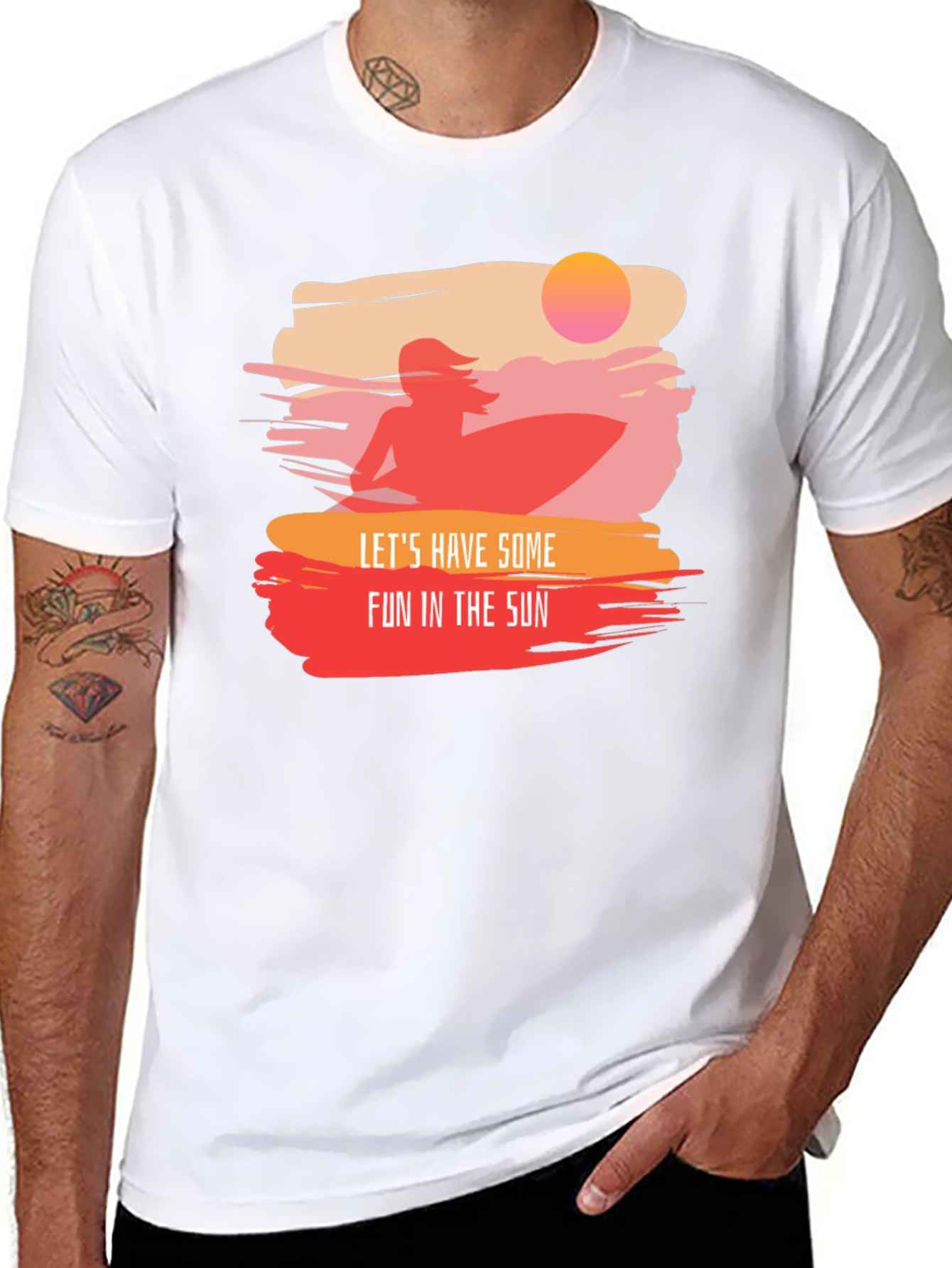 Summer Fun Surf T-Shirt - Stylish Graphic Tee