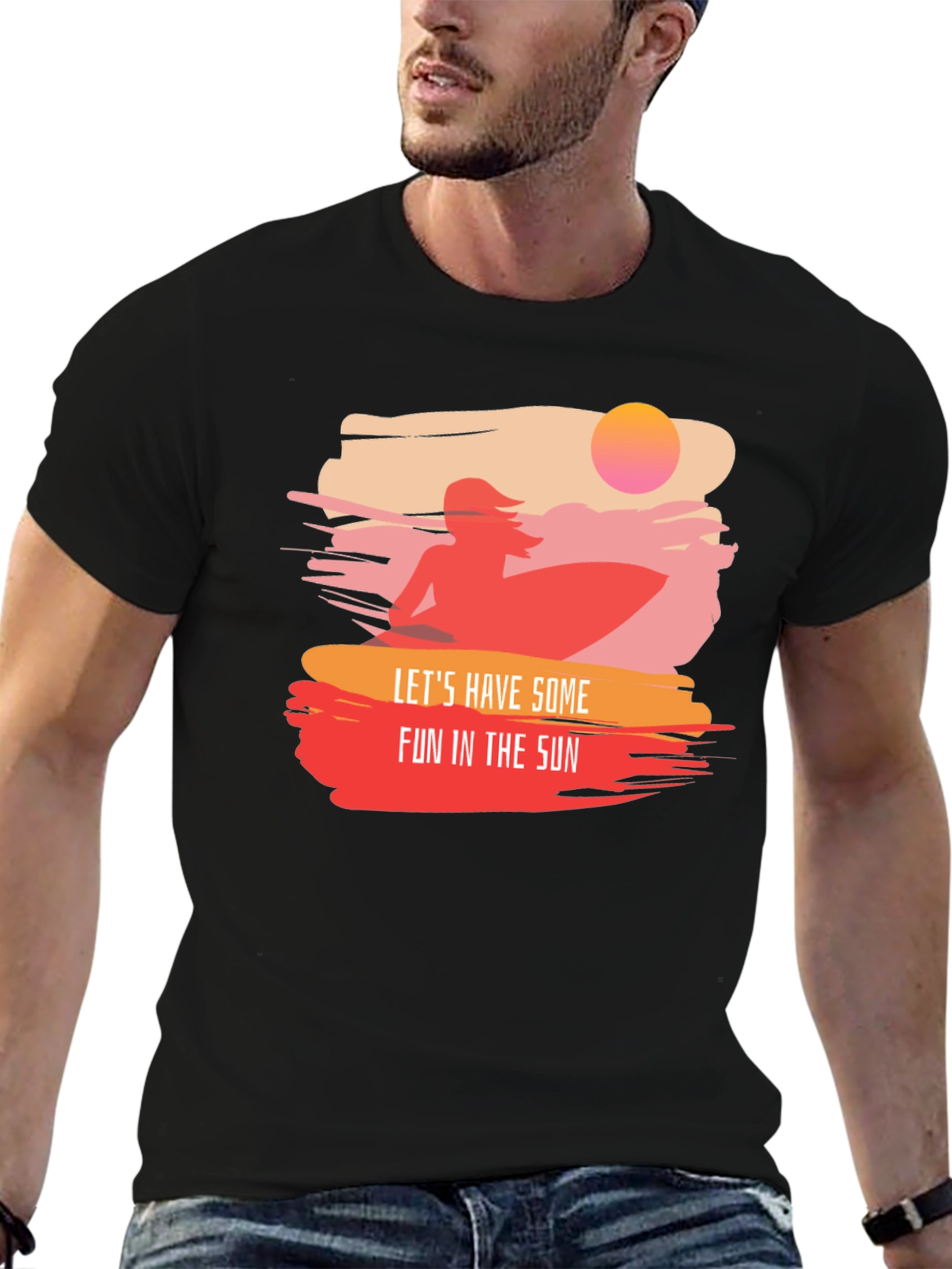 Summer Fun Surf T-Shirt - Stylish Graphic Tee