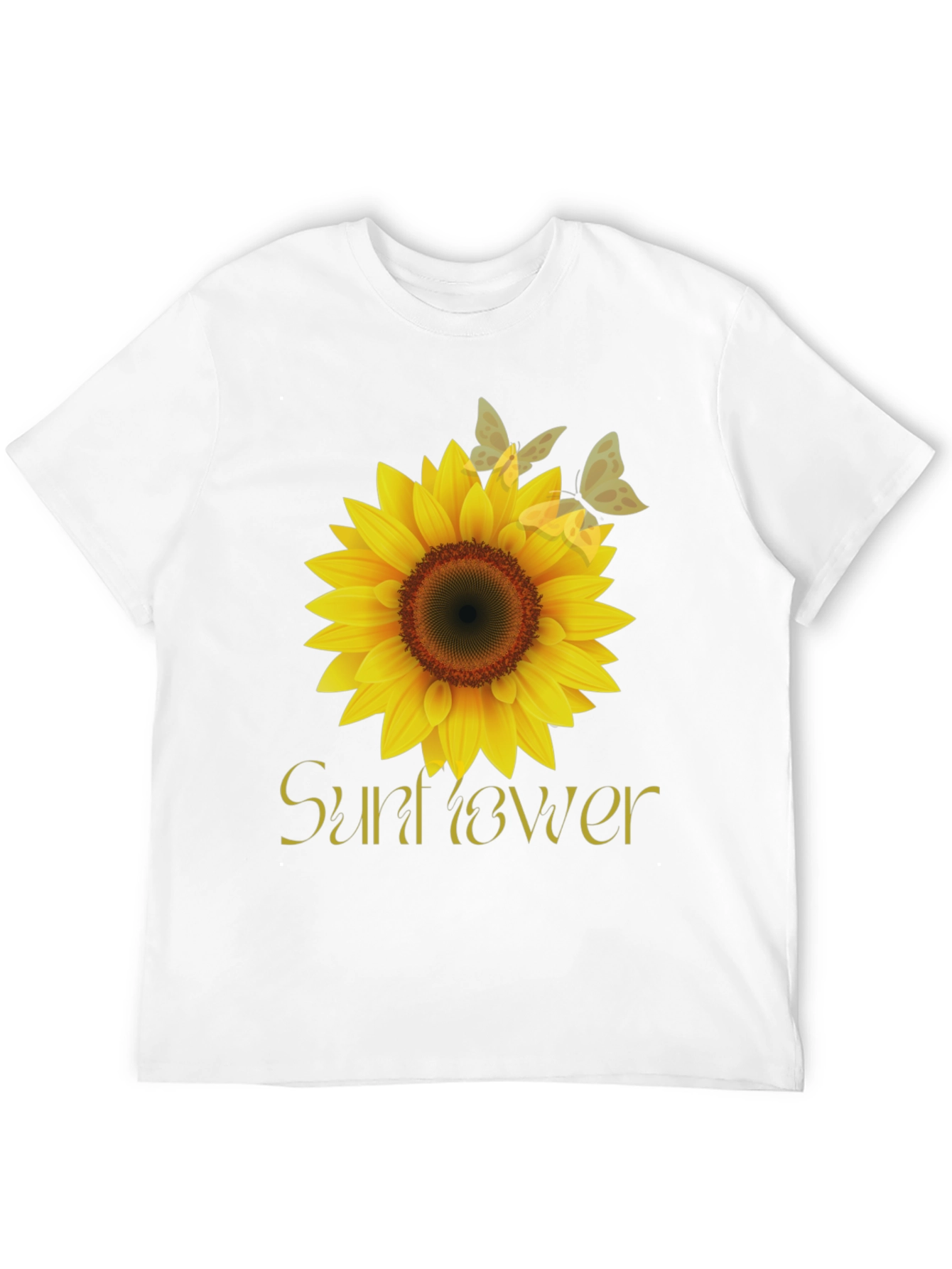 Sunflower Graphic Tee - Stylish Black T-Shirt