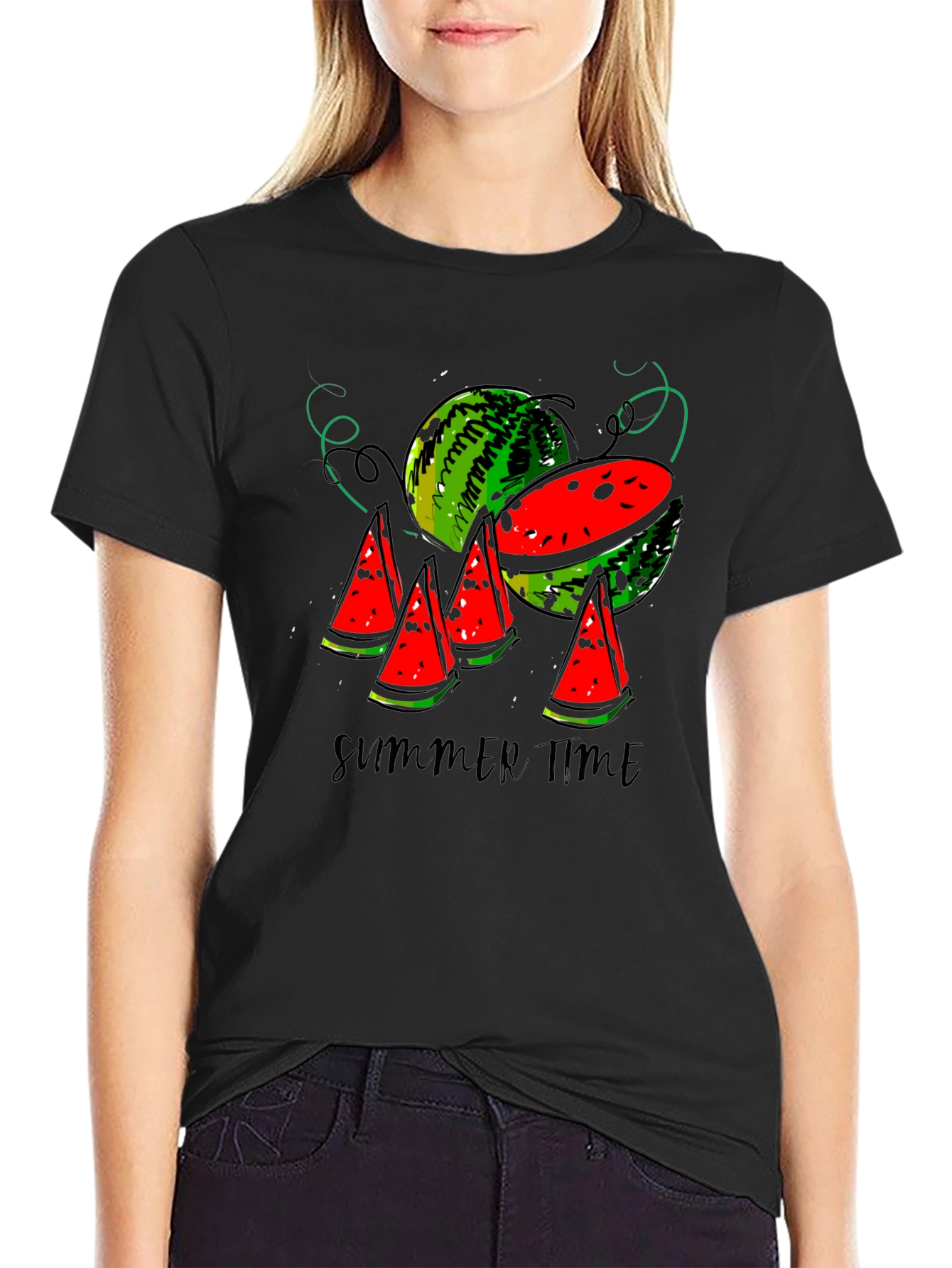 Summer Time Watermelon Graphic Tee