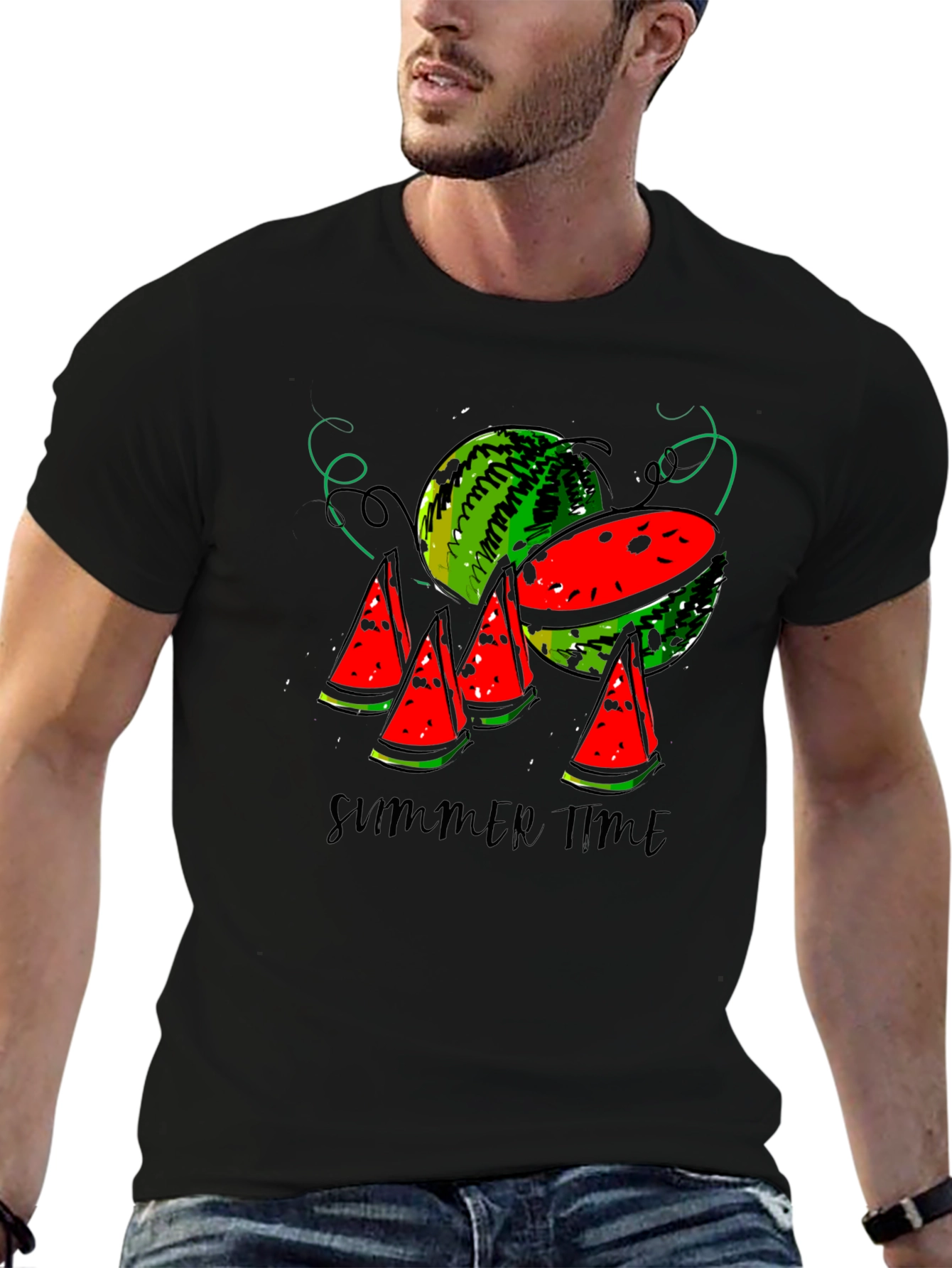 Summer Time Watermelon Graphic Tee